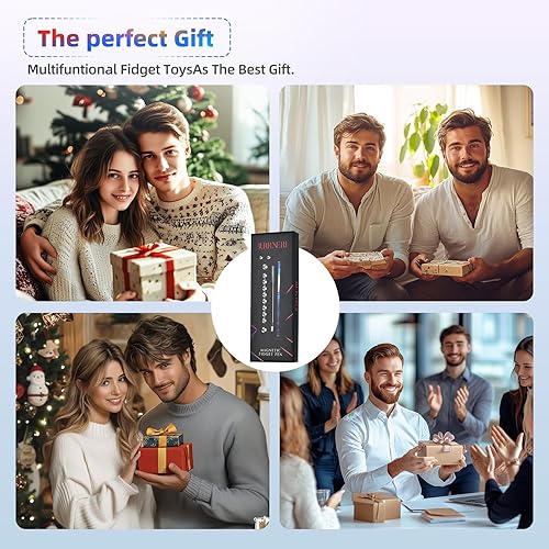 Miniatura 3 de Bolígrafo magnético de descompresión azul con imán, multifuncional, regalos únicos para adolescentes y niños, bolígrafo y bolígrafos antiestrés para