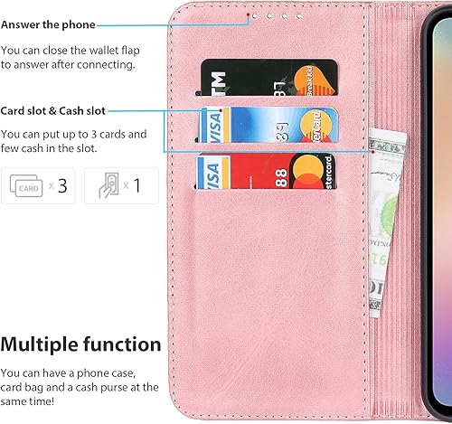 Miniatura 75 de Havaya Funda tipo cartera para Samsung Galaxy A54 0.18 oz para Samsung Galaxy A54 5G, funda con tarjetero y ranuras para tarjetas de crédito