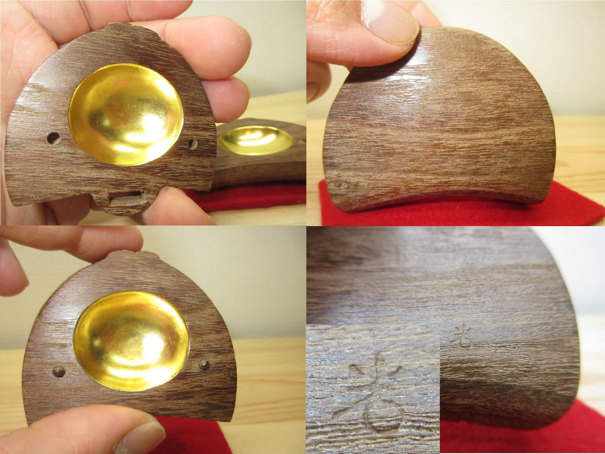 送料込【逢絢亭】茶道具 香合 桑地 兜の形 内金箔塗 木製 川本光春 共箱入り Amazon｜ノーブランド品【逢絢亭】茶道具香合桑地兜の形内金箔塗木製