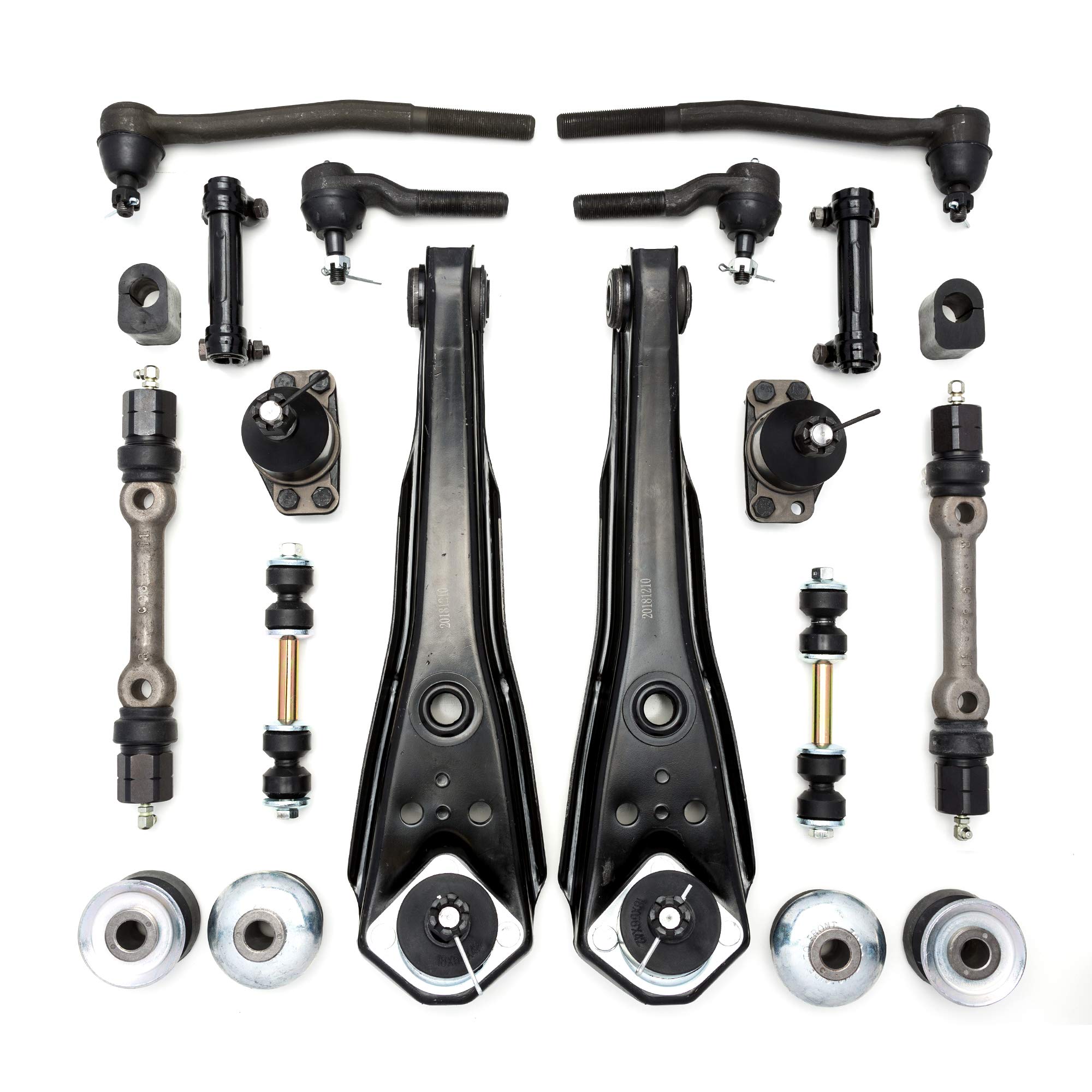 A-RESTO-PARTS Front End Suspension Rebuild Kit Compatible with Ford Torino Ranchero Fairlane OEM Spec Replacements (20 Piece Kit)