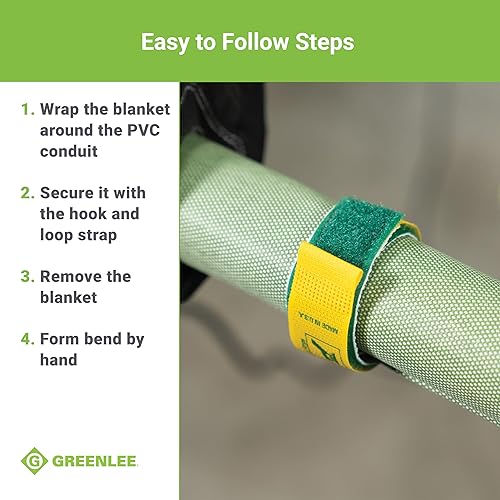 Miniatura 6 de Greenlee 860-4 Manta de calefacción de PVC controlada termostáticamente para conductos de PVC de 3-12" a 4", 120 voltios, 1300 vatios