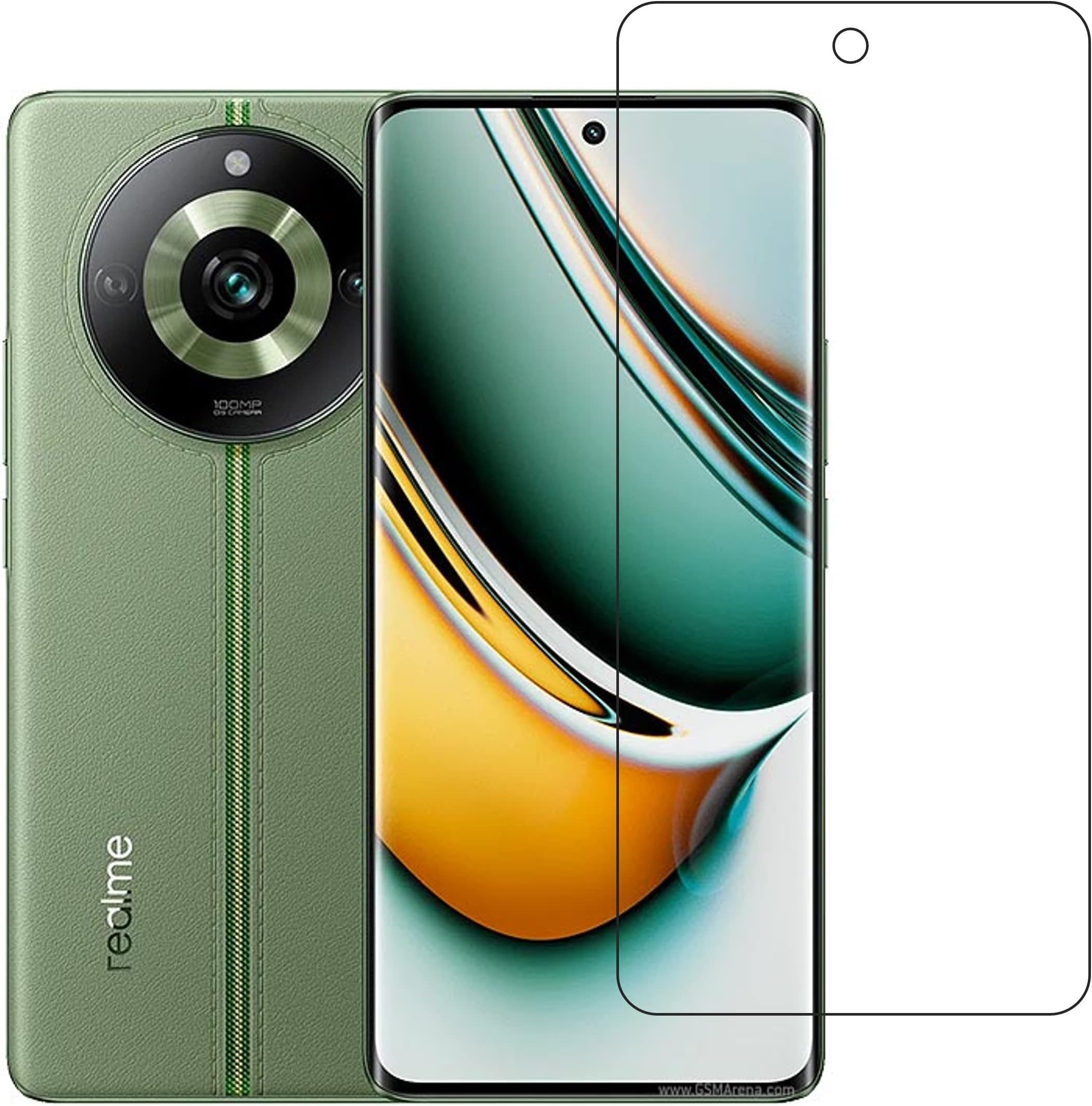 DVTECH TPU Flexible Unbreakable Scratch resistance Screen protector For Realme 11 Pro (Not a Tempered glass)