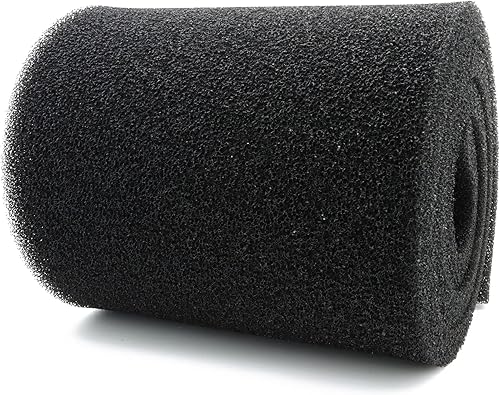 Vista 13 de ALEGI Material de espuma para acuario cortado para ajustar, 36 x 12 x 1 pulgadas/72 x 12 x 1 pulgada, hoja de esponja bio prefiltro para pecera