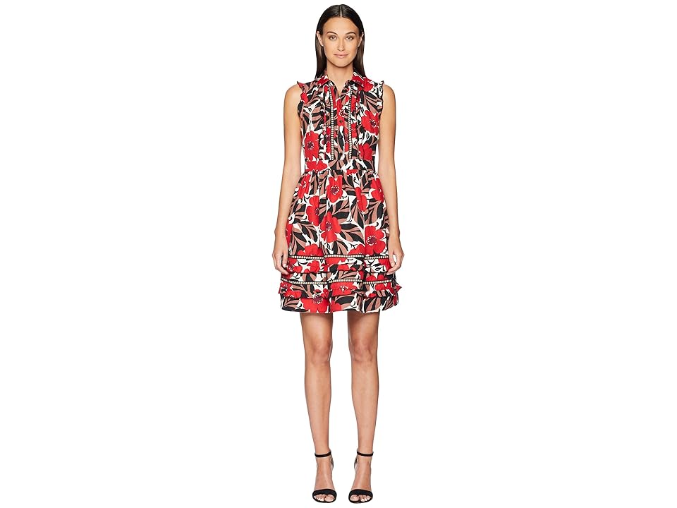 

Kate Spade New York Poppy Field Shirtdress (Lingonberry) Women's Dress, Red