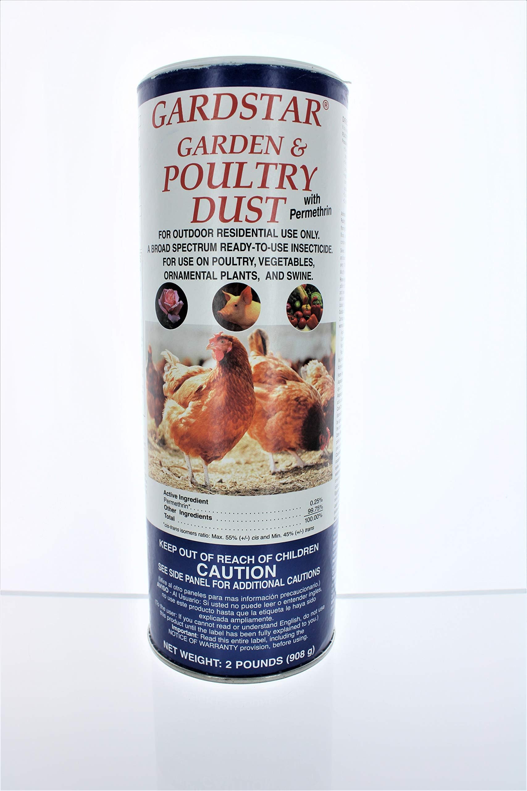 Y-TEX Product GARDSTAR GARDEN Poultry Dust Insecticide Livestock 2lbs Shaker