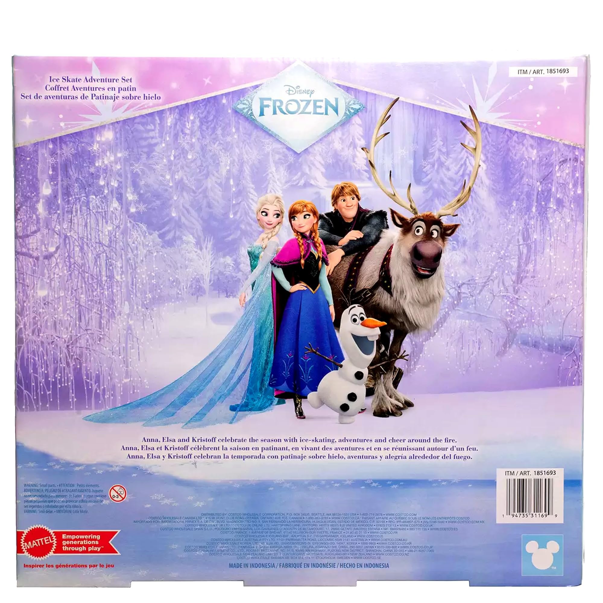 Frozen Ice Skating Adventure Set - Anna, Elsa and Kristoff