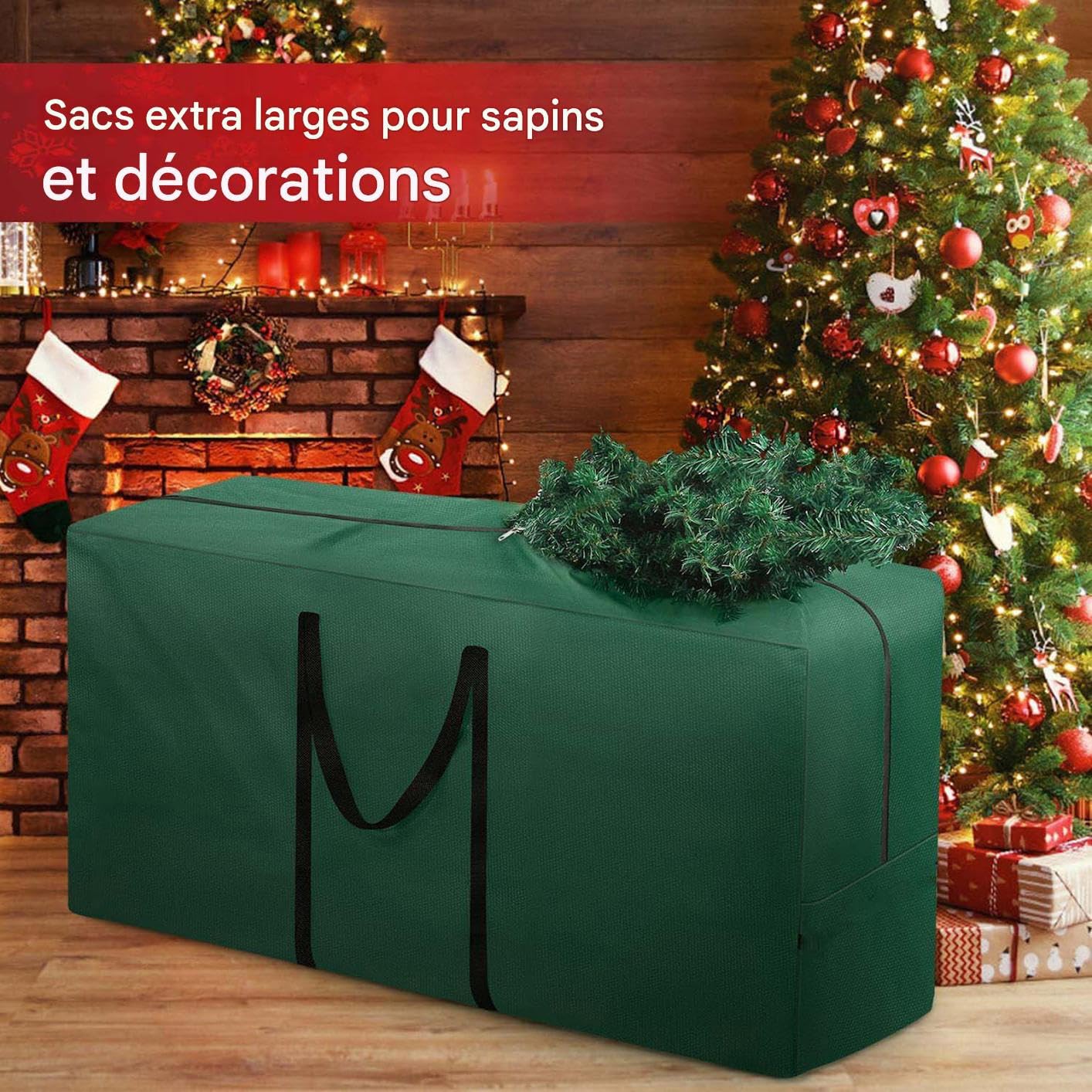 Sac De Rangement Pour Sapin De Noël Porte-Sac 19 cm