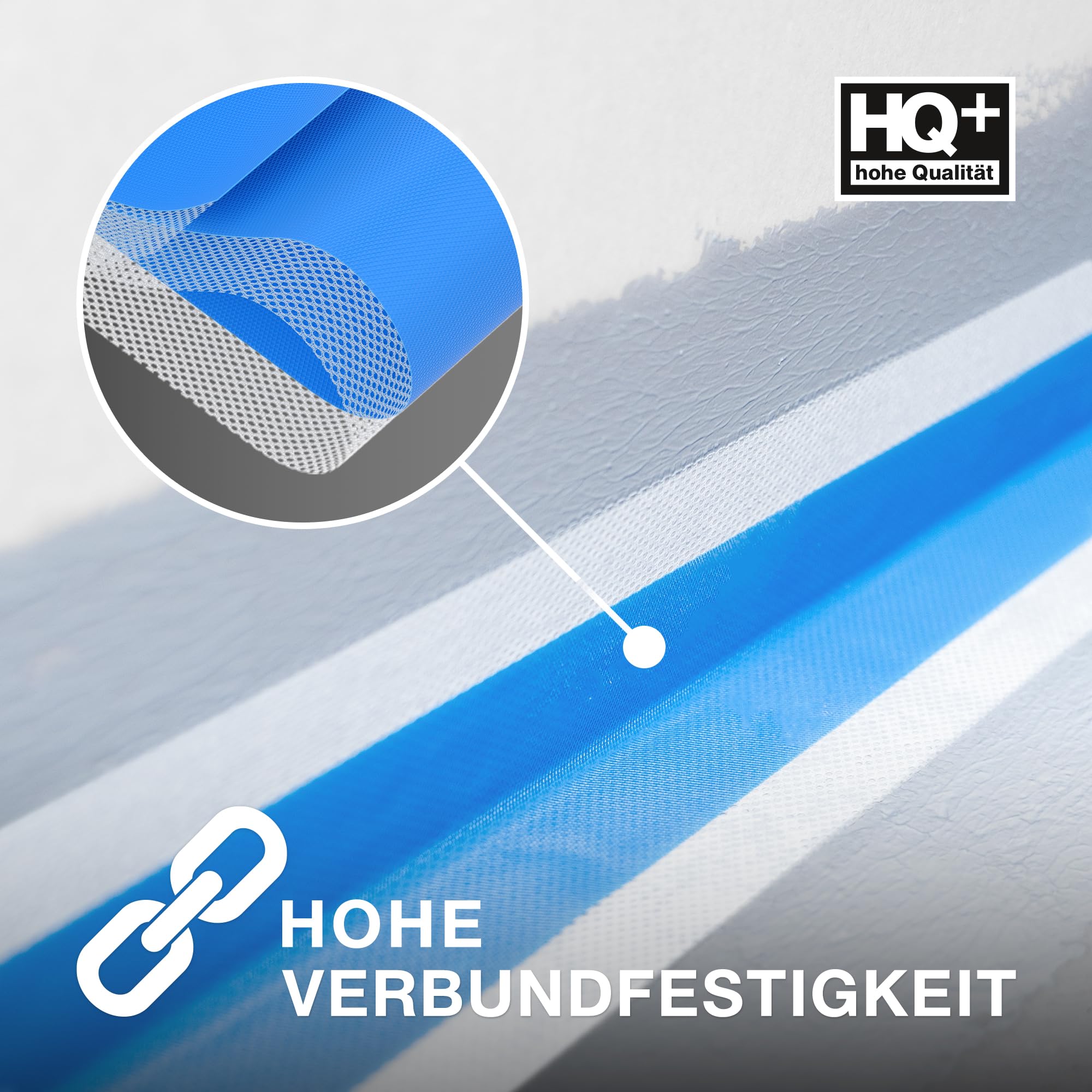 Isolbau Dichtband P2 Blau - 200 m Abdichtband Wasserdichtes Dichtungsband für Sanitär, Dusche, Bad, Fliesen, Balkon und Terrasse, Abdichtung für Innen- & Außenbereich - 120 mm