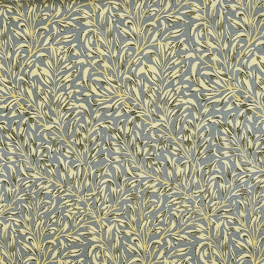 100% Cotton Digital Fabric William Morris Willow Bough Vines Floral Flower (Sold Per Half Metre) (Grey)