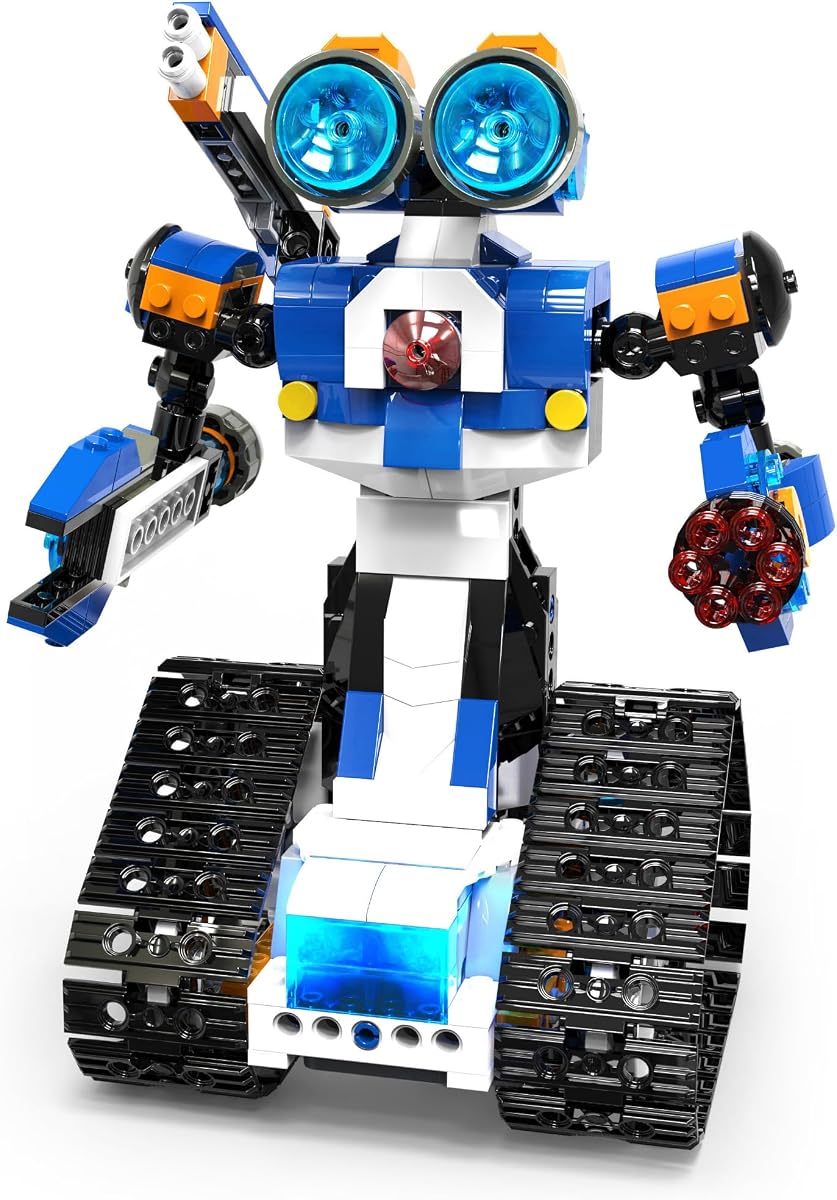 Apitor STEM Coding Robot Toy 6-in-1 Building Kit for Boys 8-12 480 Blocks