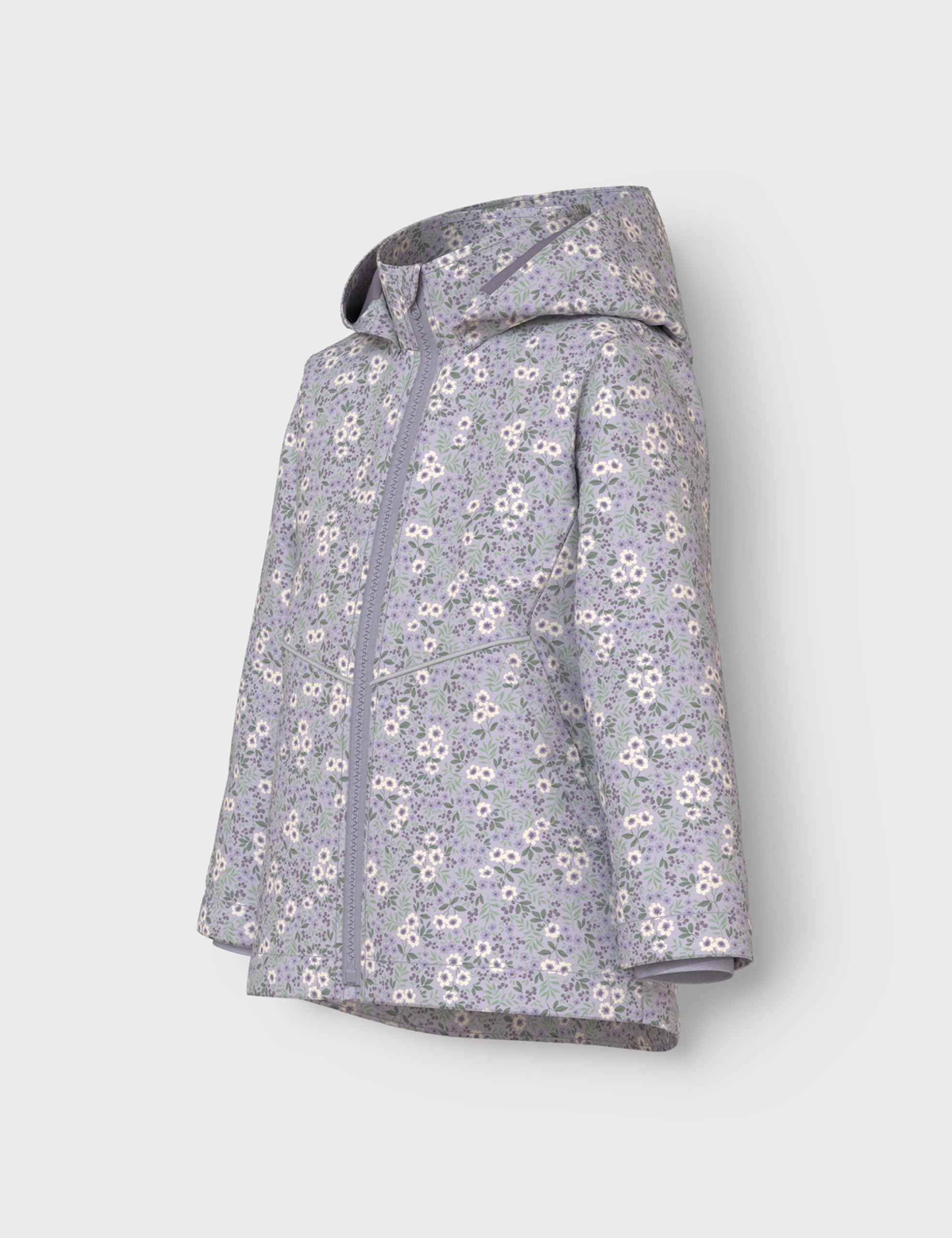 Dziewczęca Nmfmaxi Li Jacket Aop, Misty Lilac, numeric_98, Misty Lilac, numeric_98