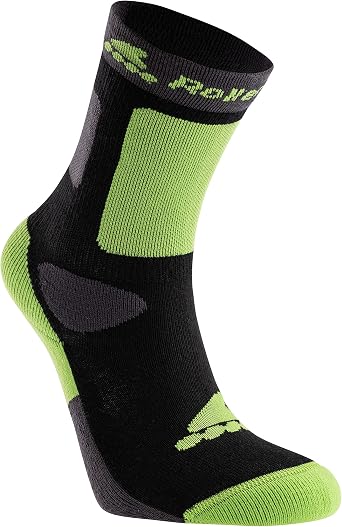Rollerblade Accessories Rollerblade Kids Socks, Black and Green Boys