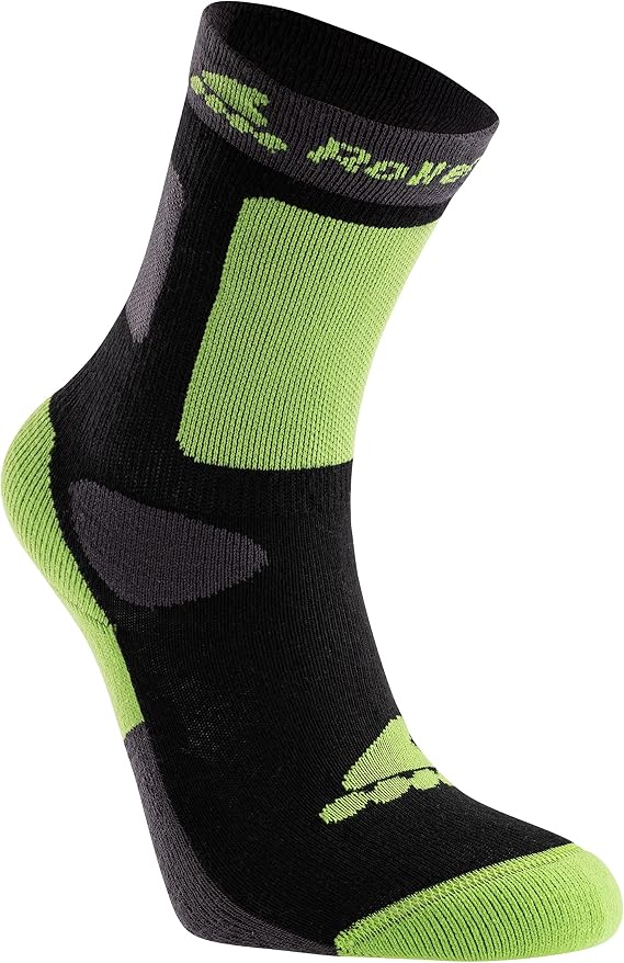 Rollerblade Boys' Rollerblade Kids Socks, Black and Green
