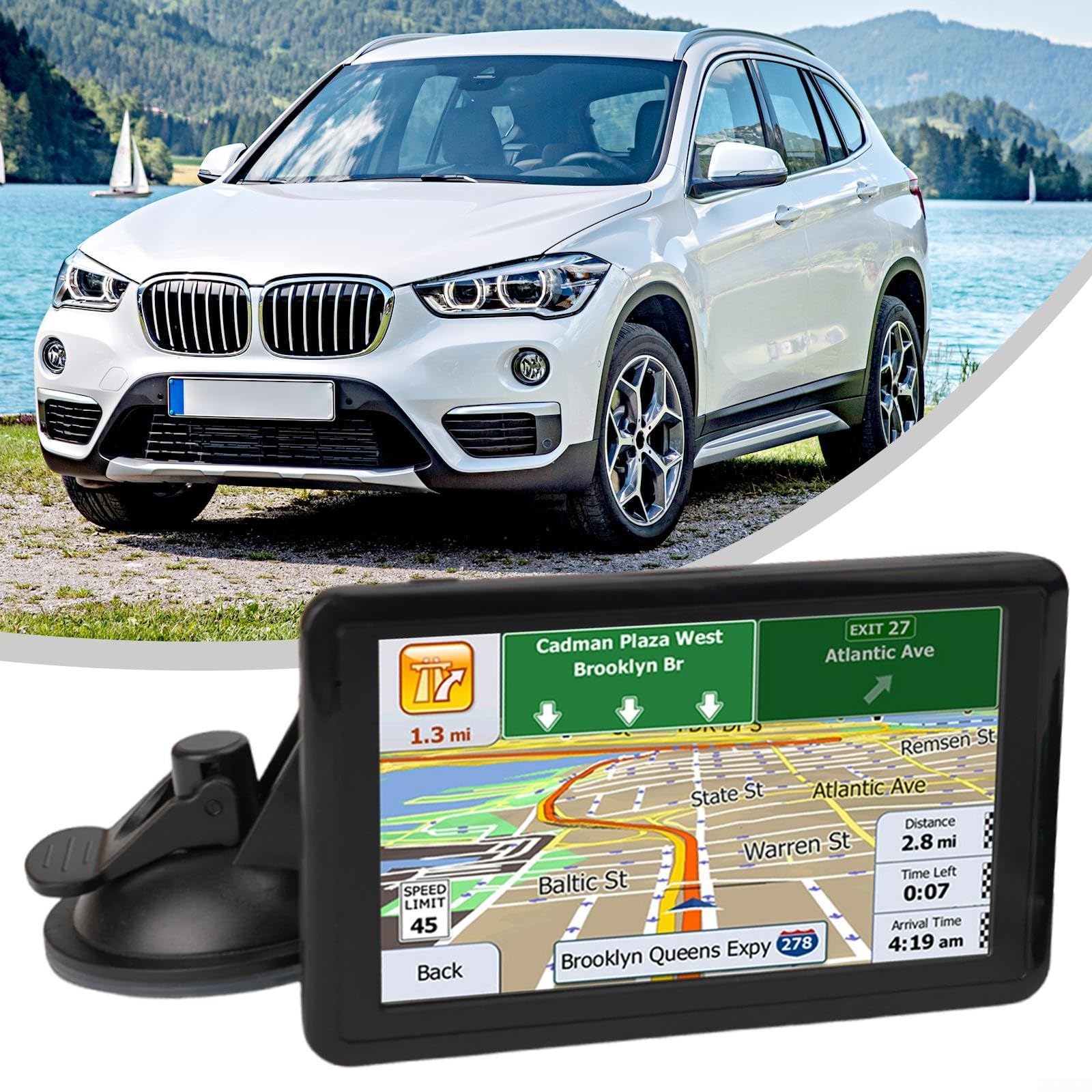 Innovadora unidad GPS portátil con una interfaz fácil de usar perfecta para las necesidades de conducción (África)