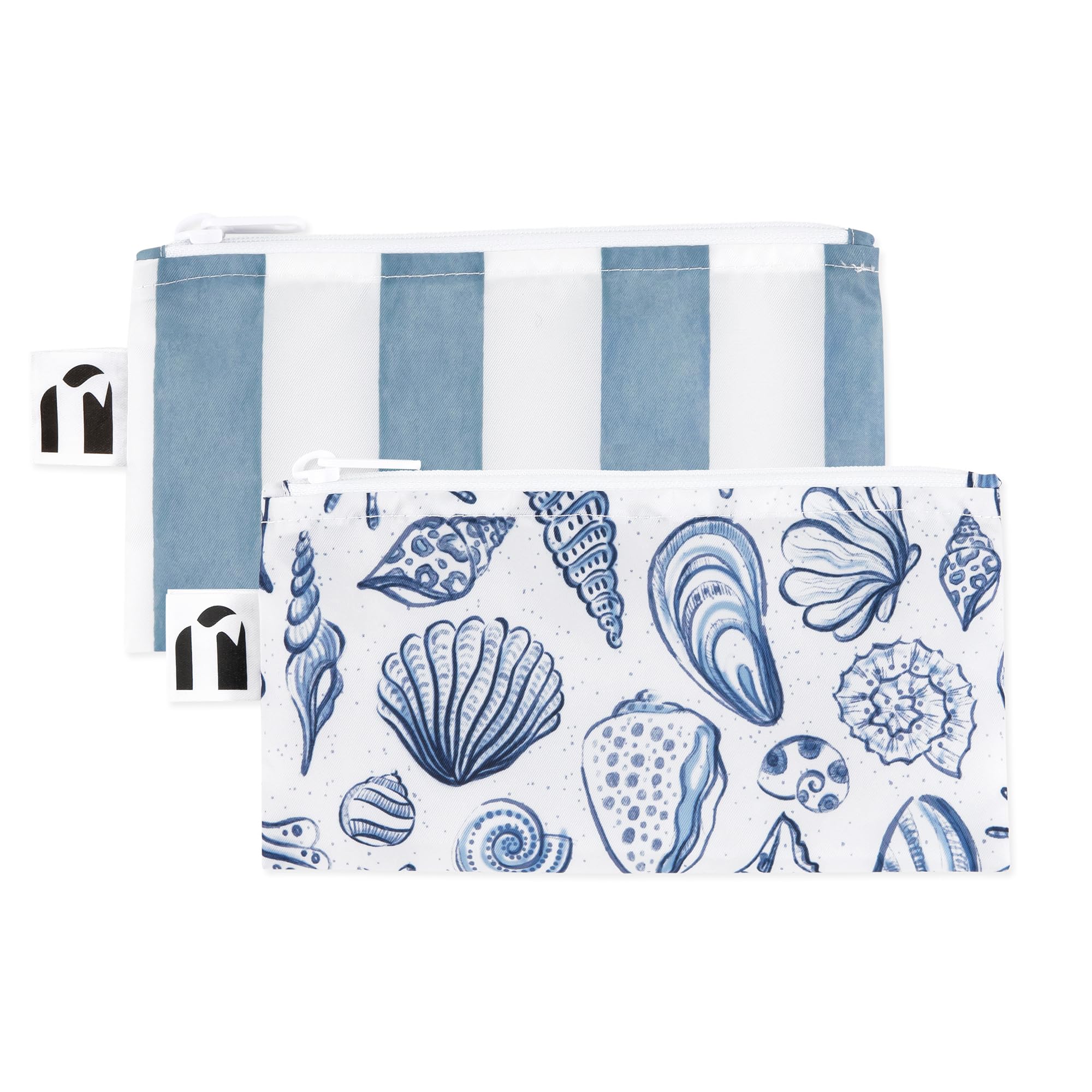 Sac à goûter réutilisable Roamio lot de 2 pochettes lavables enfants et adultes