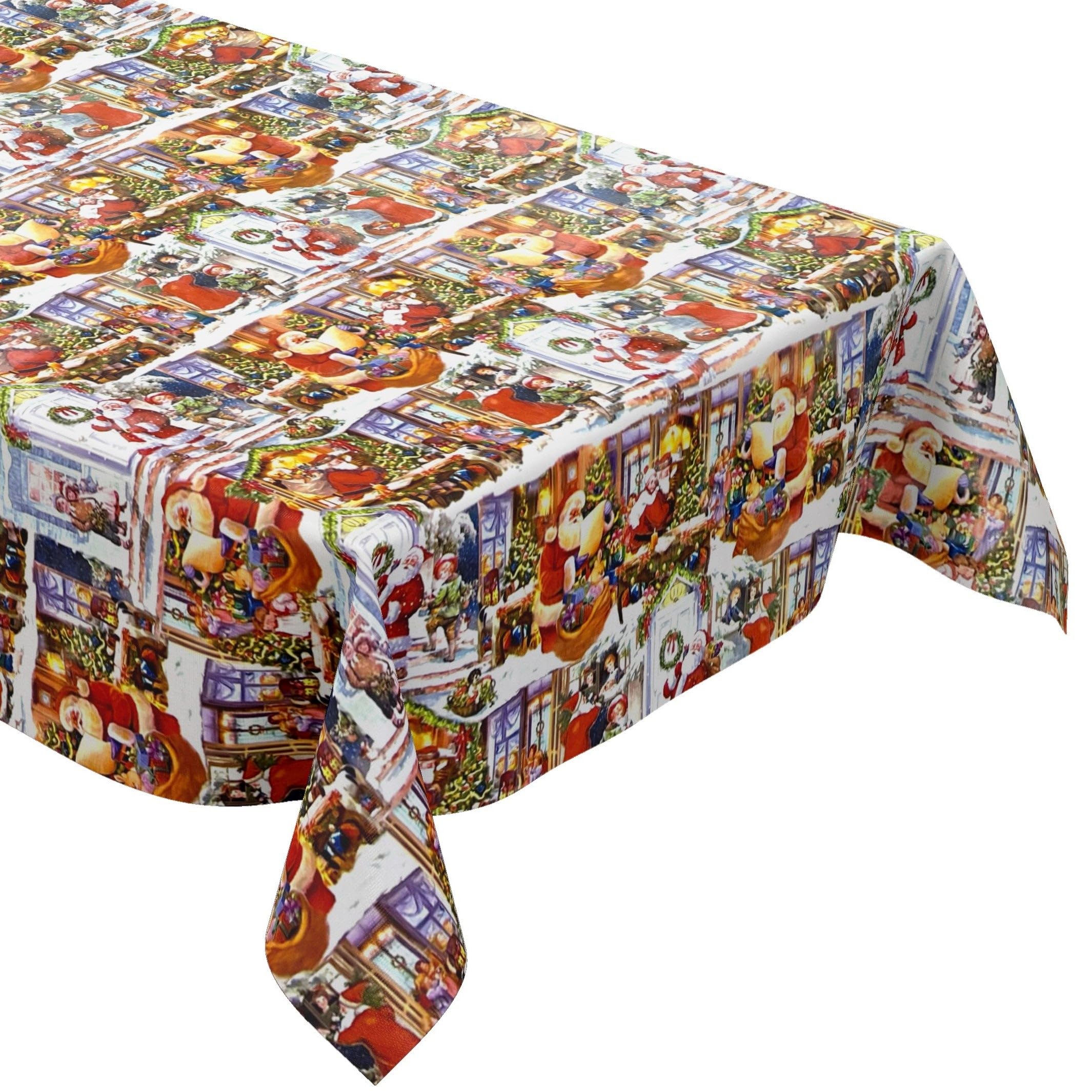 KEVKUS Nappe En Toile Cirée KE00820 - Motif Noël Et L'Avent
