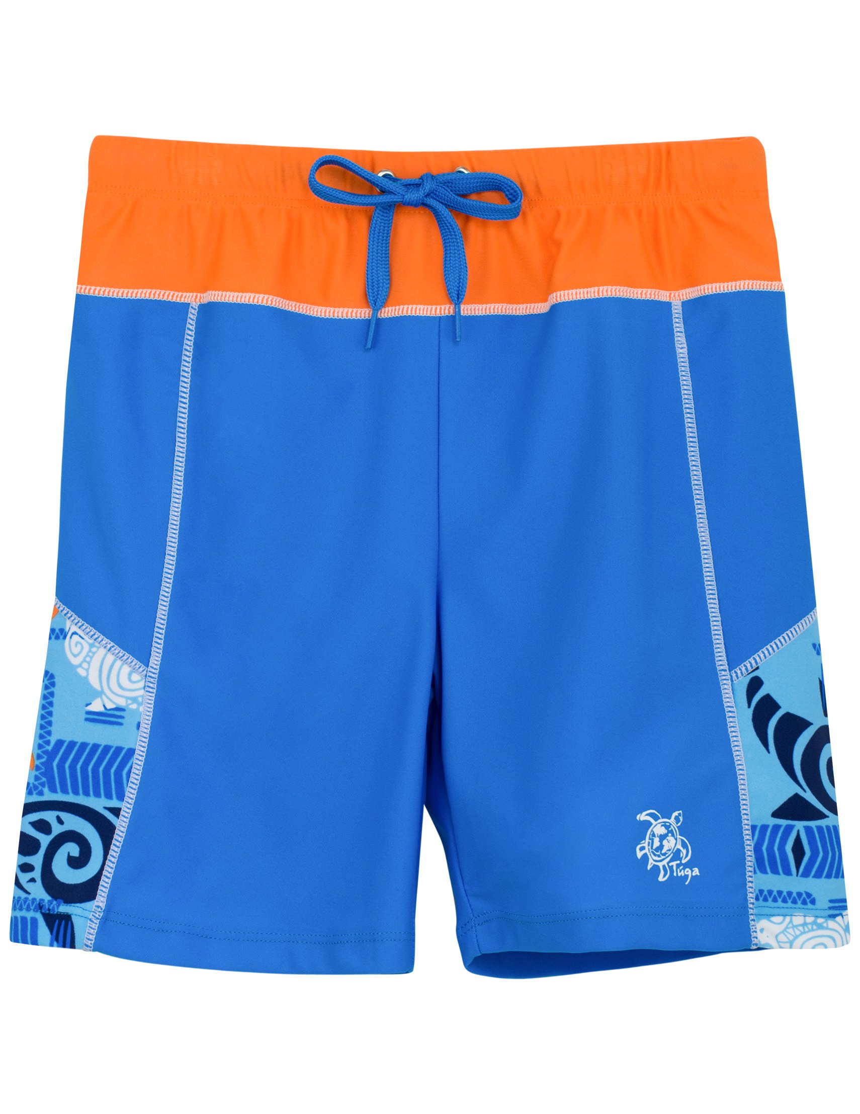 Mitty James Boys Blue Logo Swim Shorts (UPF 50