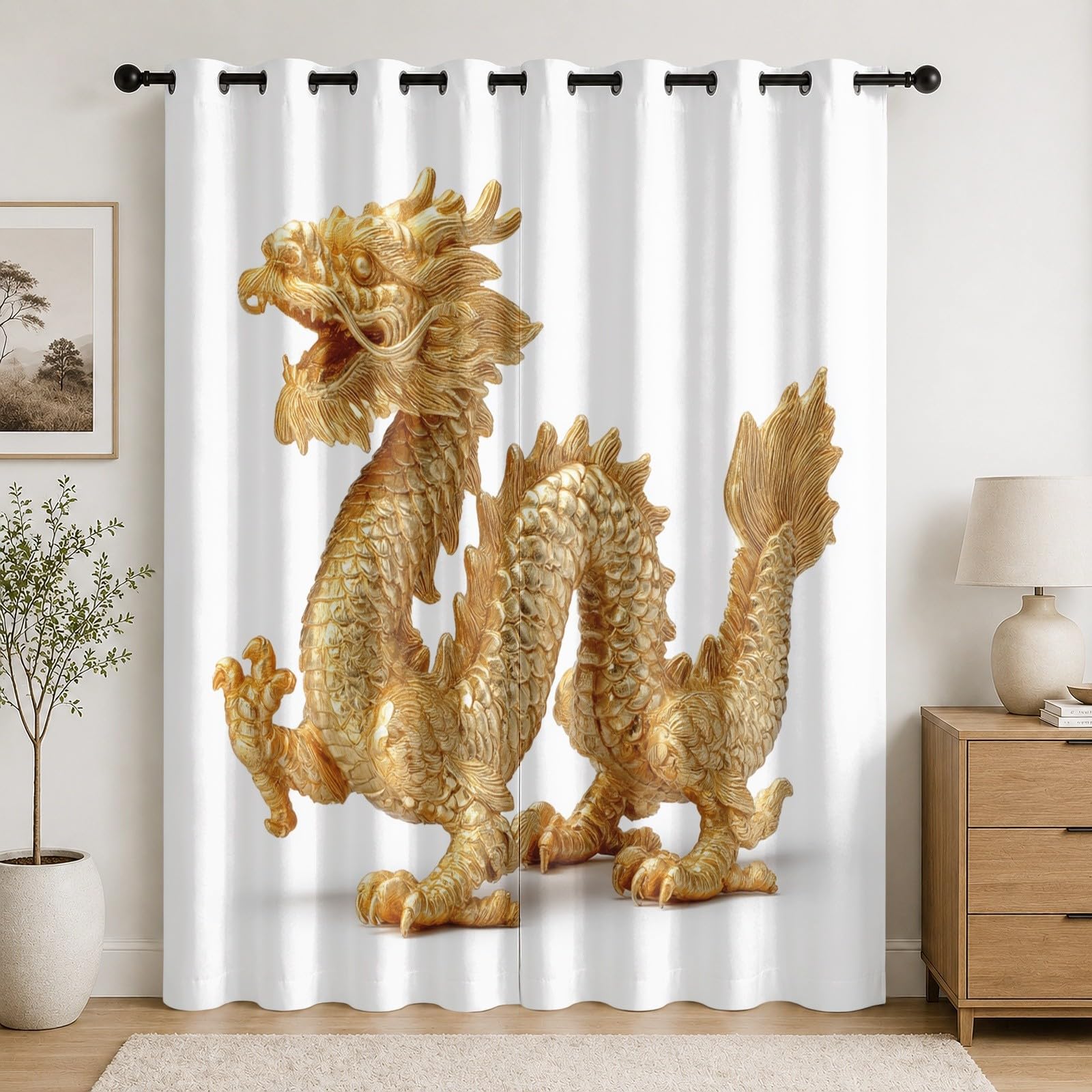 Rideaux occultants anti bruit et froid pour chambre avec oeillets