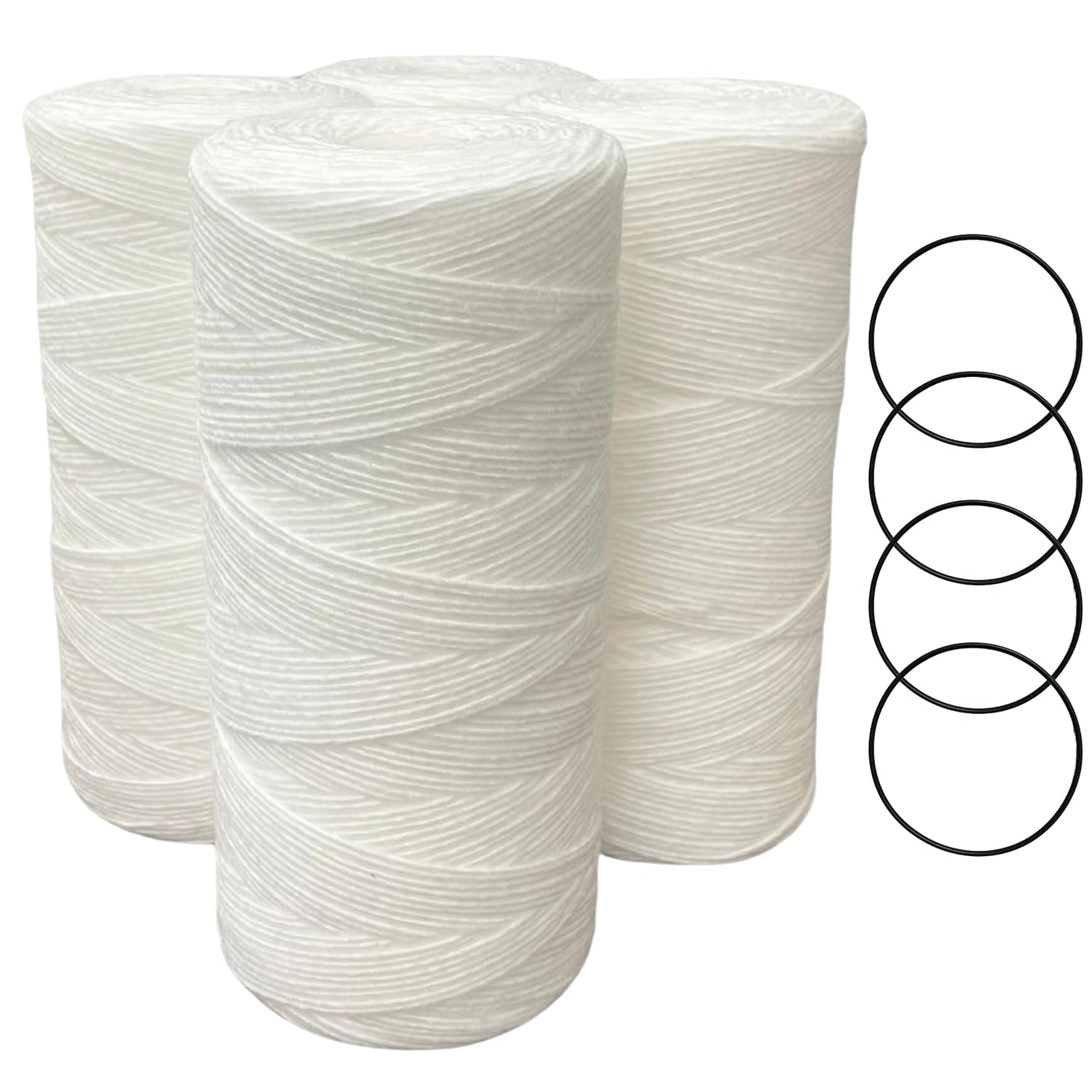 Pelican Water PC40 10 in 5 Micron Sediment Replacement Filter 4-Pack by Pelican Water