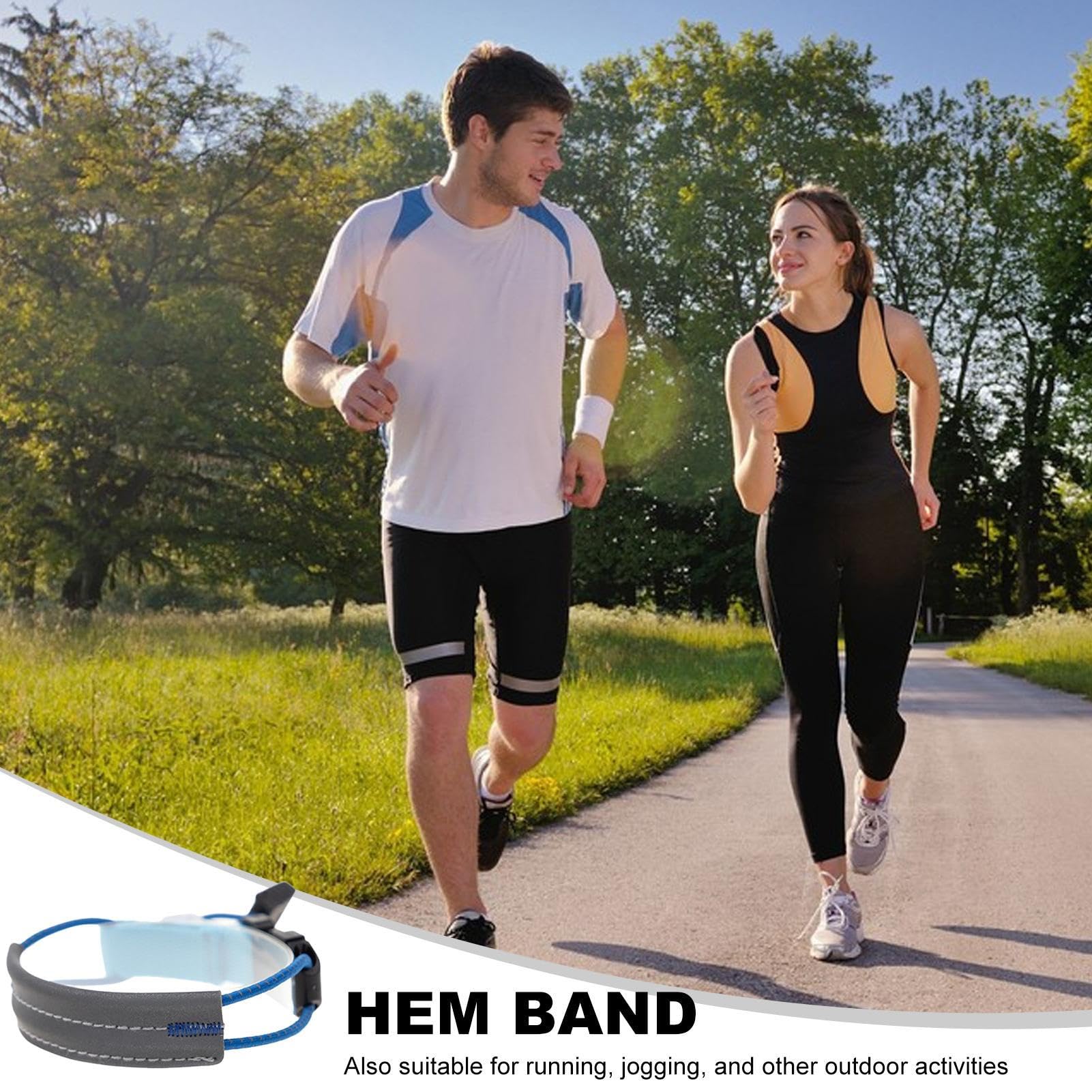 Generico Cintura Riflettente per Ciclismo Sportivo E Ricreativo All'Aperto | Fascia Elastica Regolabile Caviglia Alta Visibilità Per Bici, Ciclismo Notturno, Sport, Fitness, Camminata