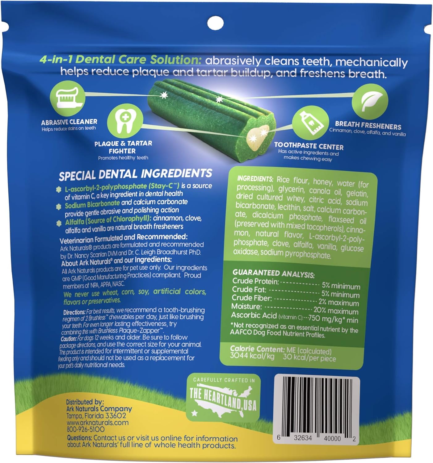 Ark Naturals Brushless Toothpaste Value Pack, Dog Dental Chews for Small Breeds, Vet Recommended for Plaque, Bacteria & Tartar Control, 1 Value Pack, Packaging May Vary : Everything Else