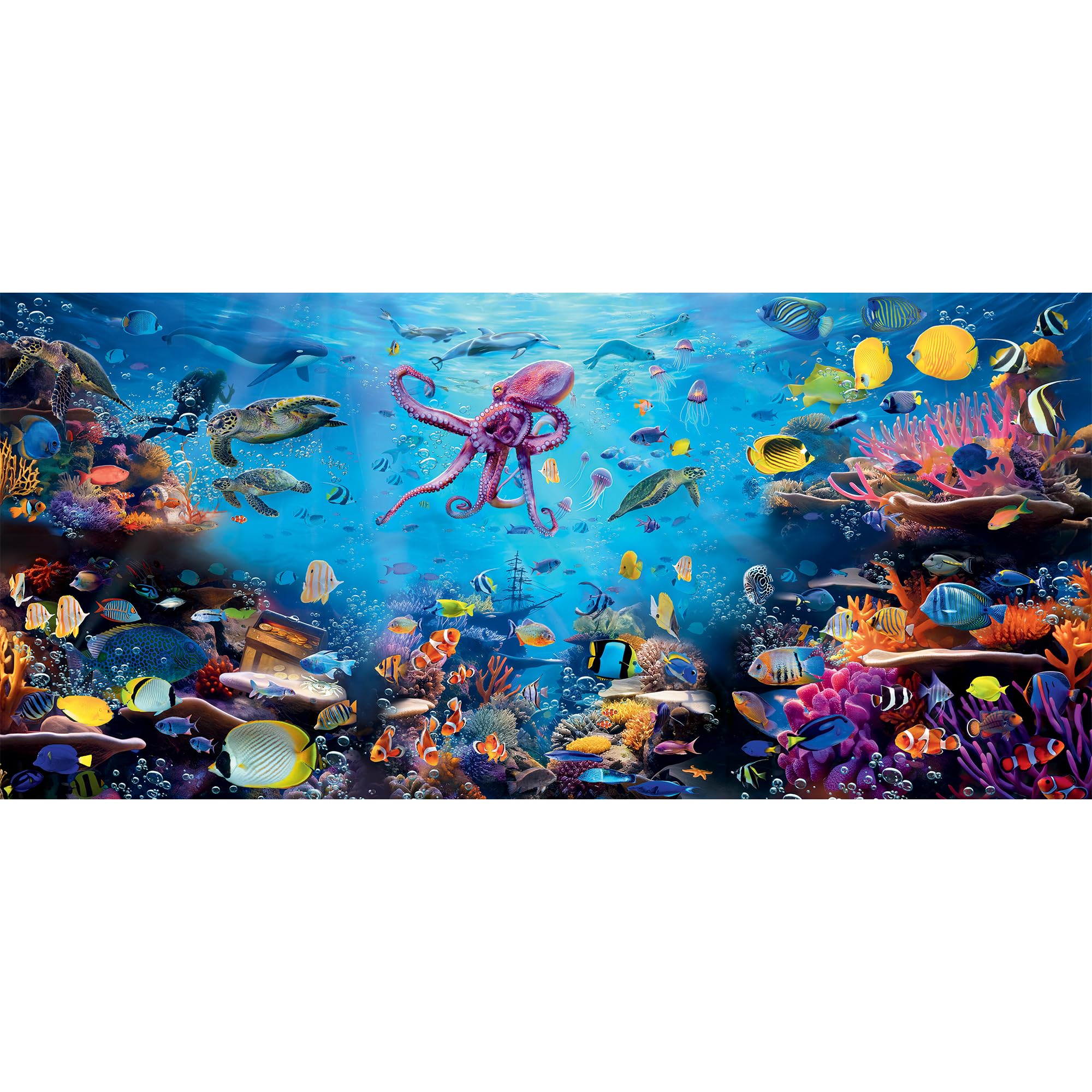 Trefl Premium Plus Quality - Puzzle “La vita sulla barriera corallina” - 6000 pezzi, serie “Motivi senza tempo”, per adulti e bambini dai 14 anni in su