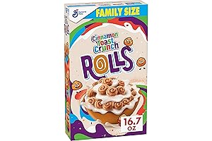 Cinnamon Toast Crunch Rolls, Sweetened Whole Wheat Cereal, 16.7 OZ