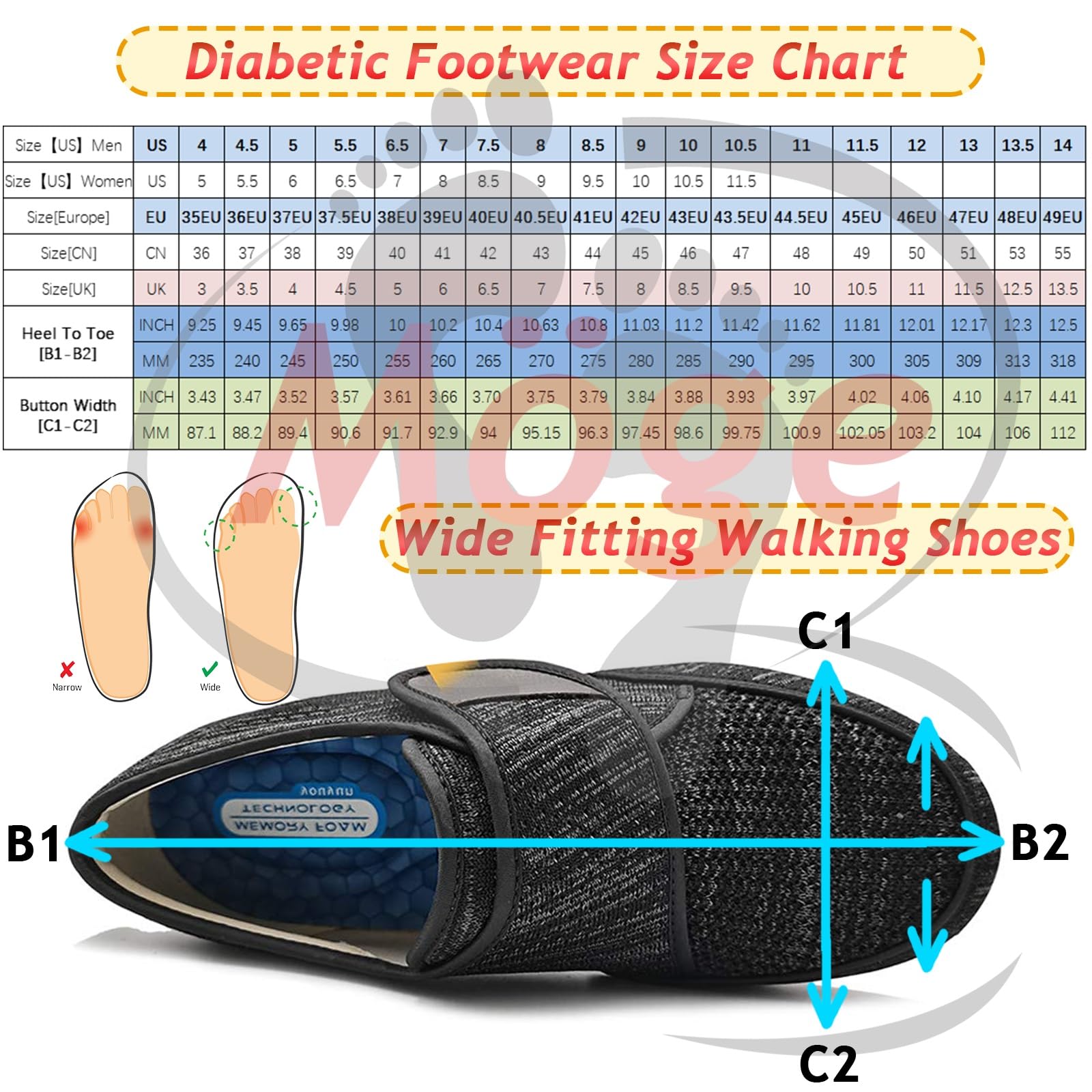 Scarpe Diabetici Uomo Estive Scarpe da Ginnastica da Uomo Slip on Scarpe da Corsa Traspiranti in Rete Sneakers comode Scarpe Sportive da Fitness all'aperto