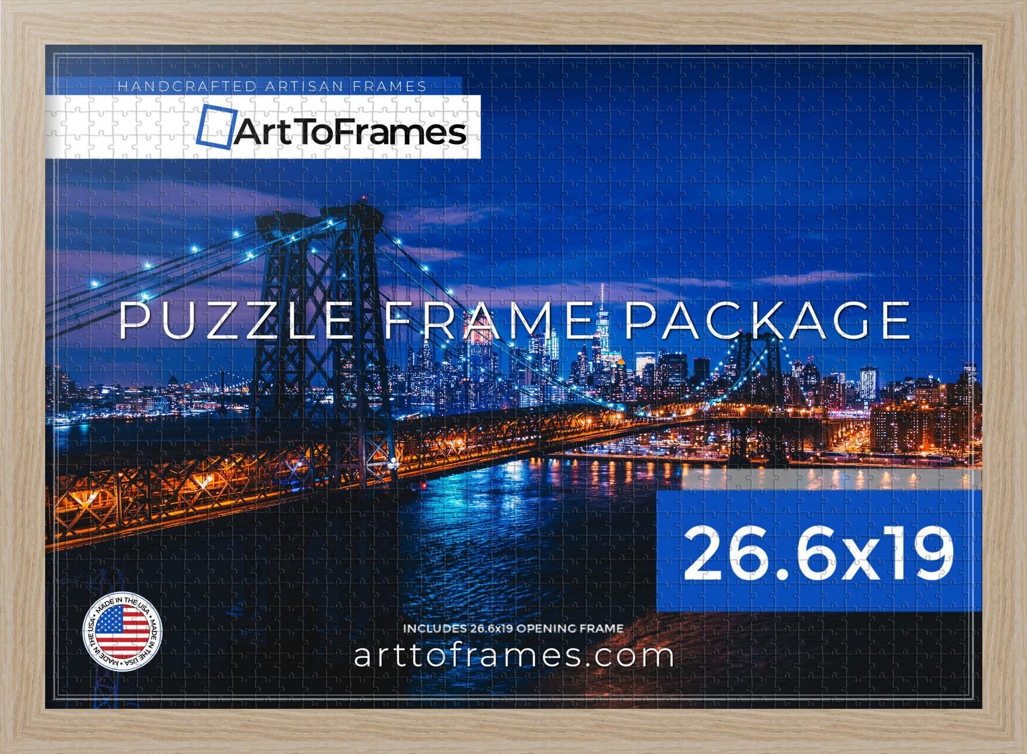 Amazon.com - ArtToFrames 26.6x19 INCH/68x48 CM Brown Frame for Amazon.com - ArtToFrames 26.6x19 INCH/68x48 CM Brown Frame for