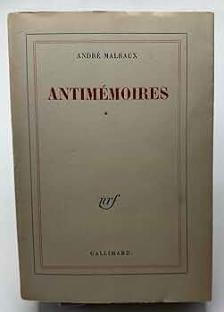 André Malraux Anti-Memoirs Anti-memoirs | Amazon.com.br