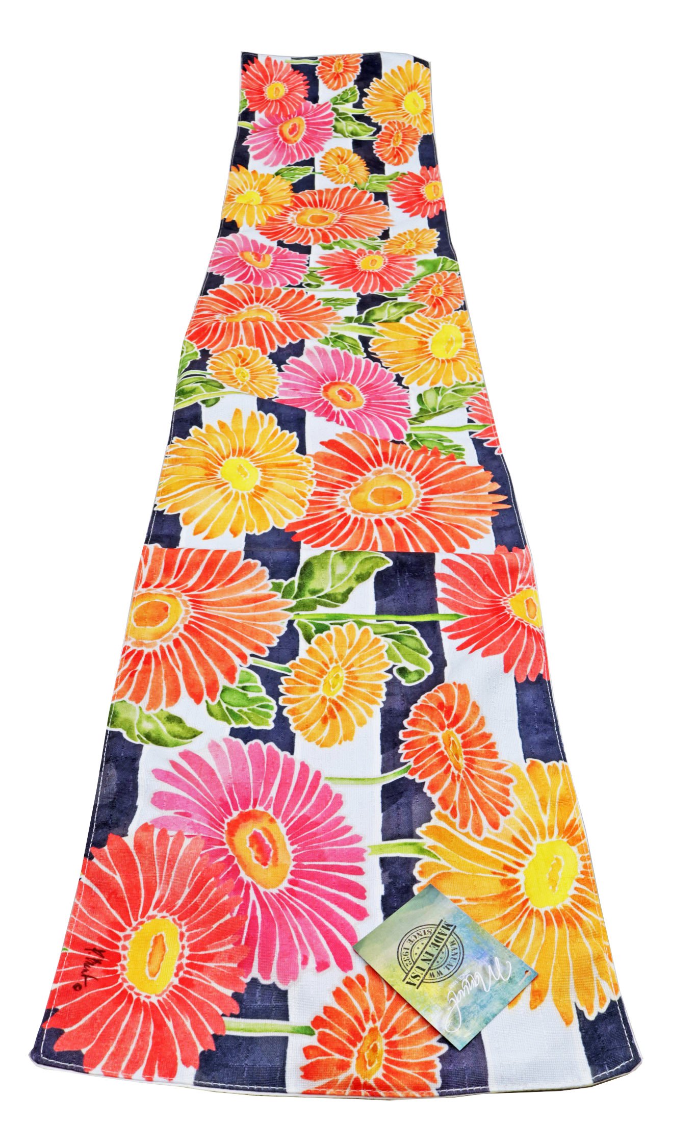 ArtFuzz Gerbera Daisy Stripe Brt72 Dye Runner 13X72