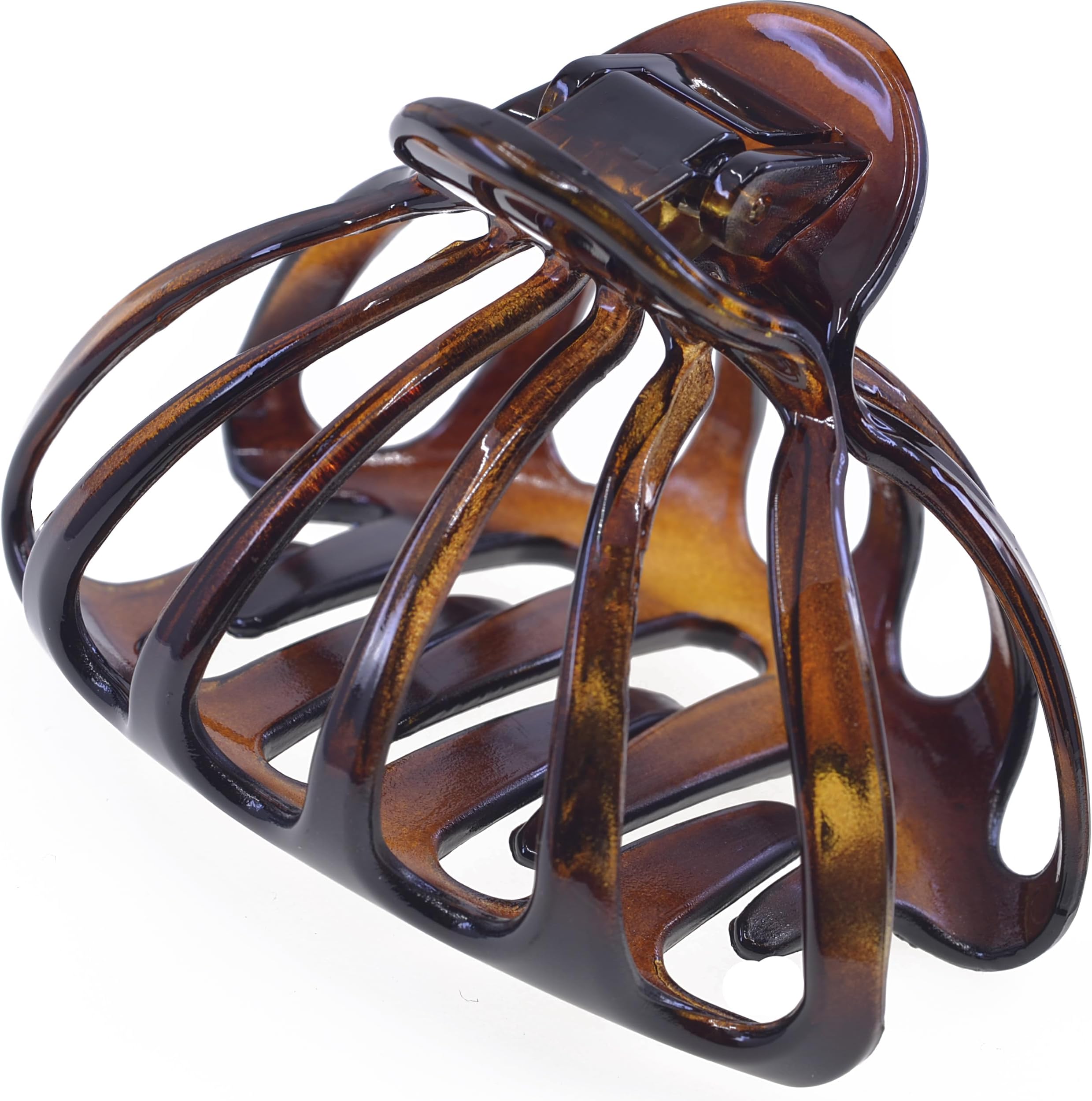 Paris CP3631 Octopus French Hair Clips for Women Thick Hair, Large Hair Clips for Thick Hair for Curly Wavy Long Hair, Strong No-Slip Grip Hair Claw Clip for Women Made in France