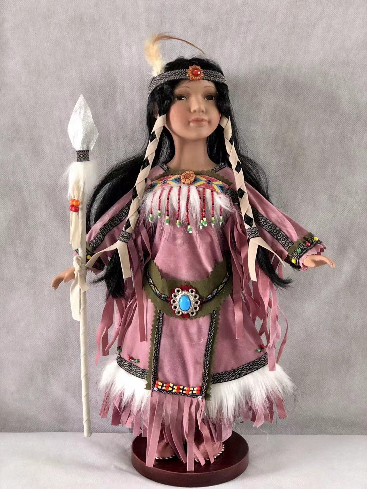 J.Misa Collection Jmisa 16" Porcelain Indian Doll