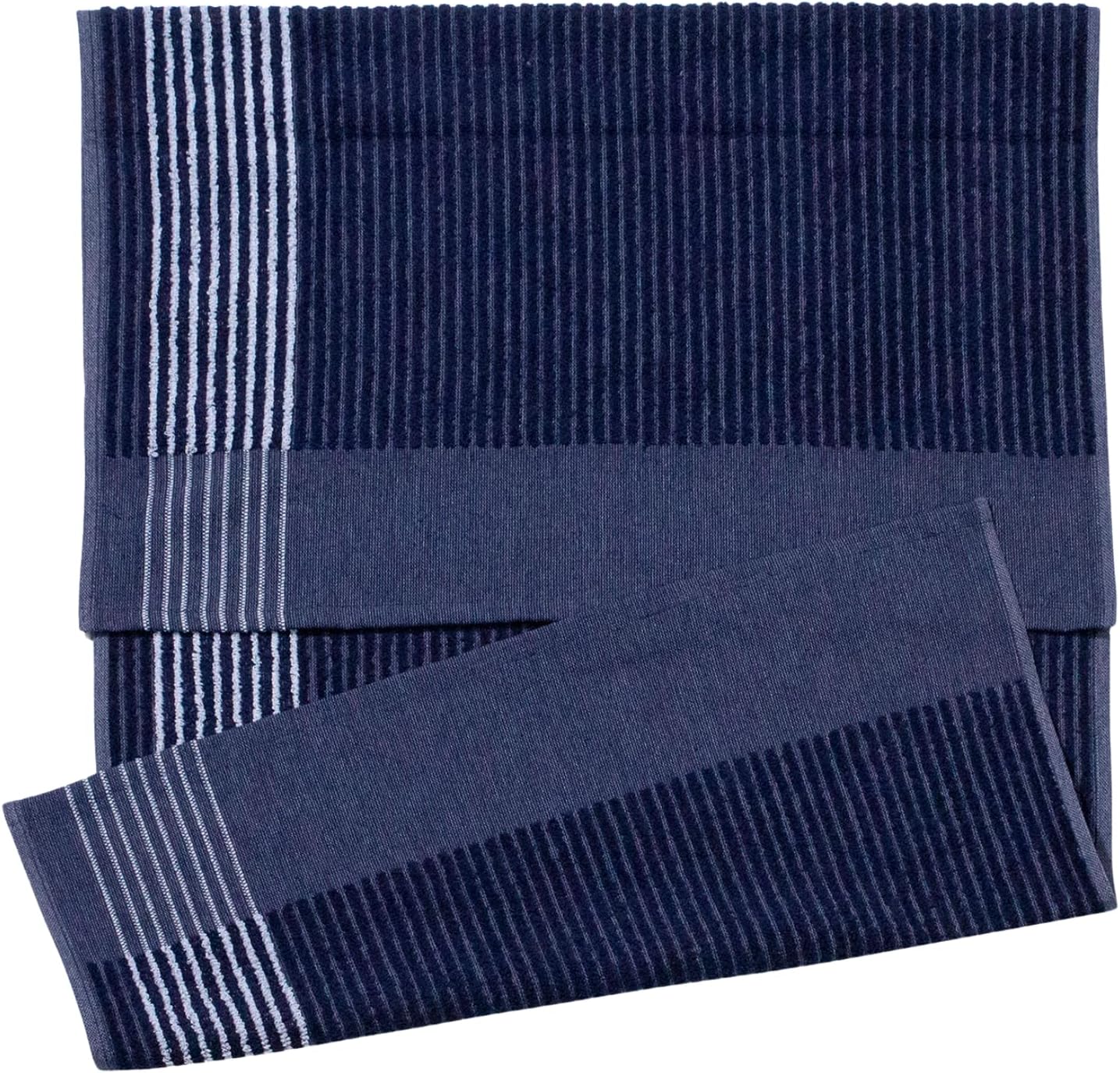 Devant Sports Towels Extra Large Caddy Golf Towel, Navy/White Stripes