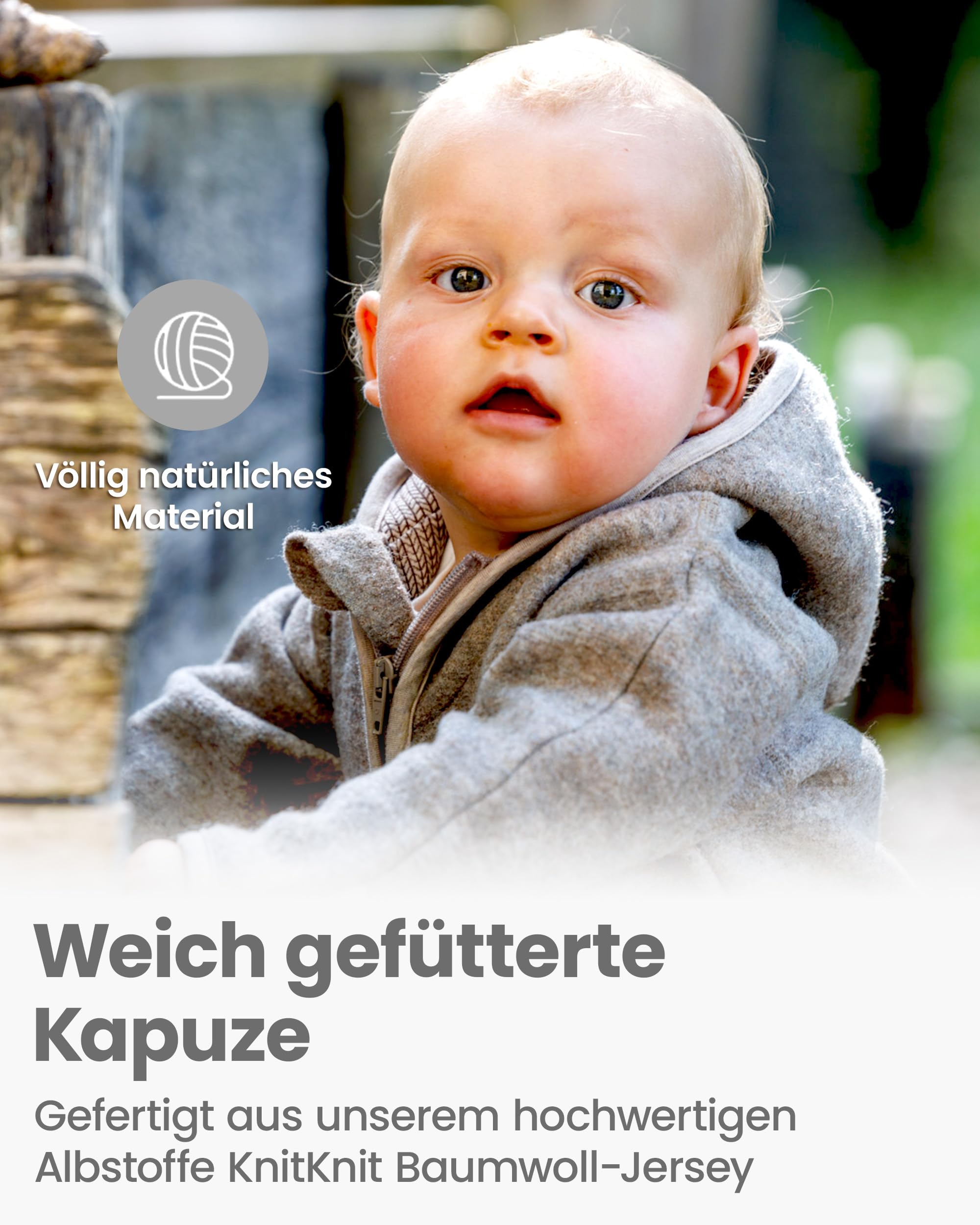 Walkoverall Baby und Kleinkinder – Wollwalk Overall Baby aus Schurwolle mit Reißverschluss – Baby Overall Winter – Baby Overall Herbst – Overall Baby Winter