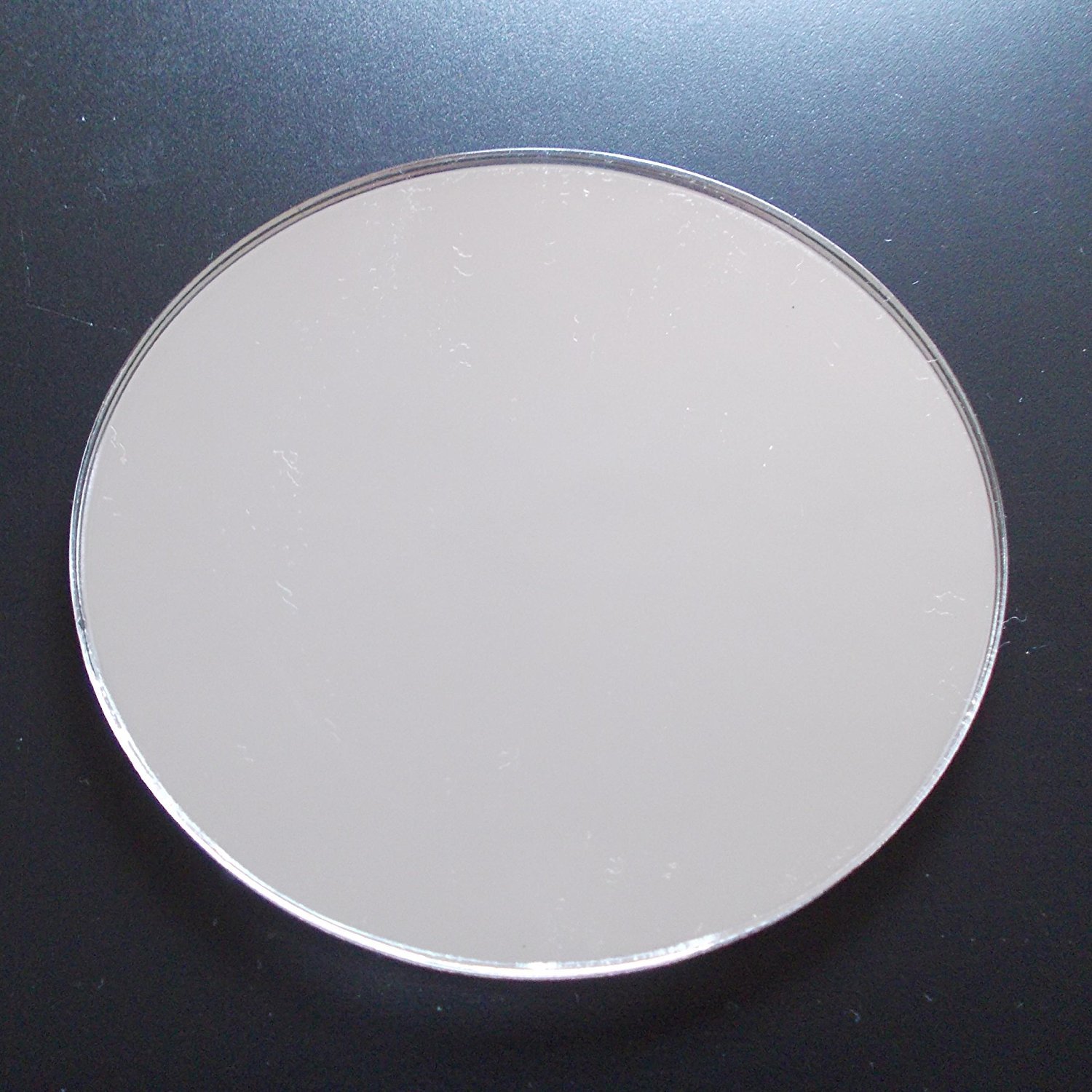 CrestGlass 3mm Silver Circular Acrylic Mirror (200mm)
