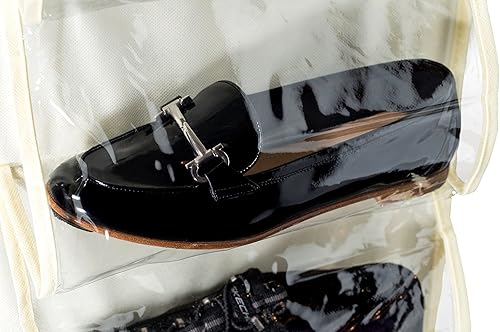 Miniatura 5 de Organizador colgante para zapatos Handy Laundry - 14 bolsillos - Los bolsillos transparentes protegerán tus zapatos, bolsos y carteras, y te