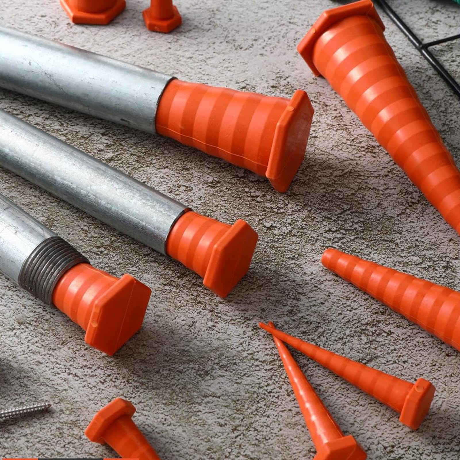 Milageto 8 Stück Hydrauliköl-Service-Stopfen, Universal-Gummistopfen und -kappen für Hydraulikölschläuche, Hydraulikschlauchstopfen für Rohrleitungen, Bewässerung, Ölleitungen, Leckageverhütung