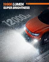 Vista 3 de SEALIGHT Bombillas LED antiniebla 9145, 12000 lm, 6500 K, luces antiniebla blancas frías, 24 W 5530 chips CSP 9145/9140/H10, bombillas LED