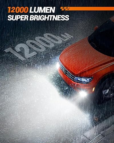 Miniatura 3 de SEALIGHT Bombillas LED antiniebla 9145, 12000 lm, 6500 K, luces antiniebla blancas frías, 24 W 5530 chips CSP 9145/9140/H10, bombillas LED