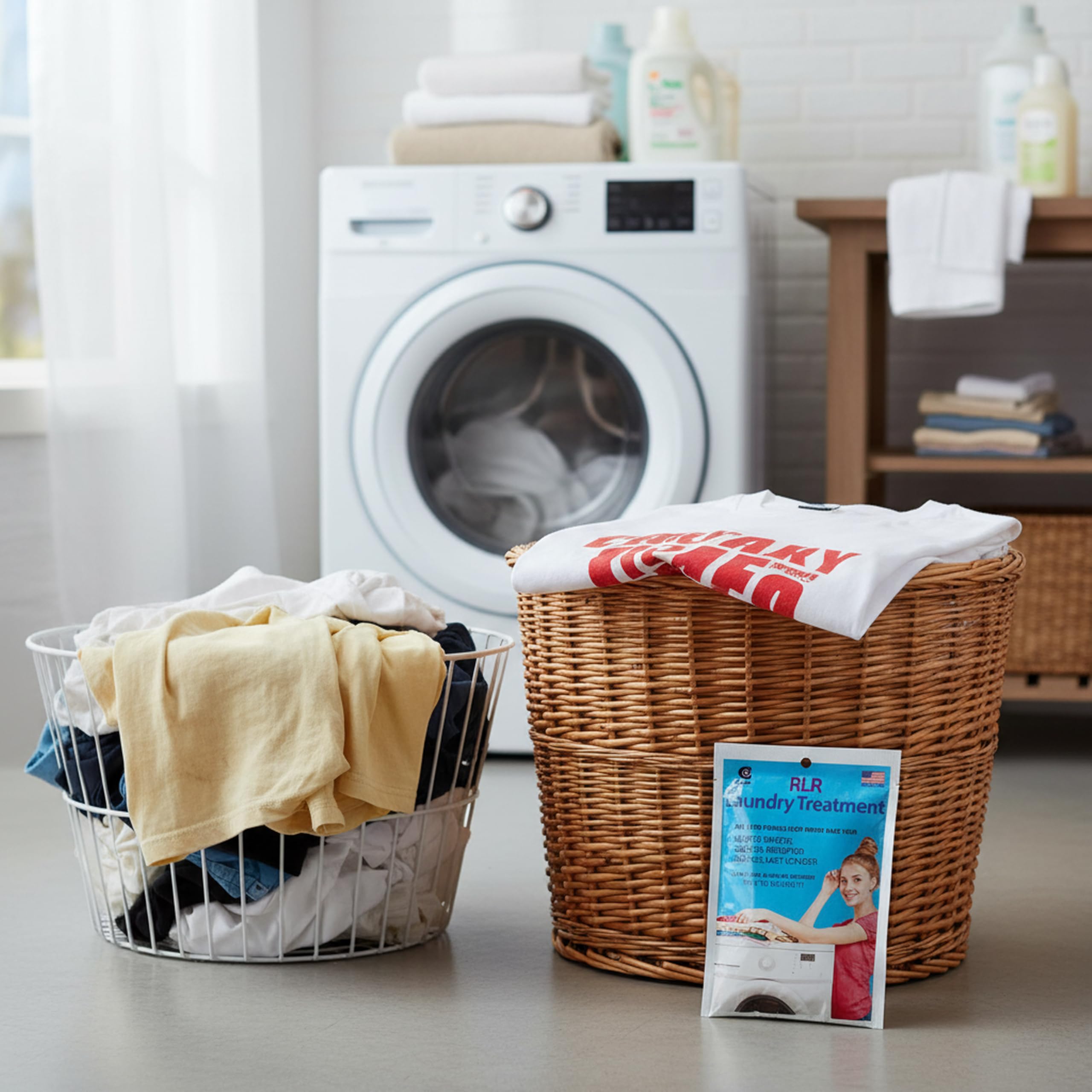 RLR Natural Powder Laundry Detergent - Whitens, Brightens, Refreshes Baby Cloth Diapers, Musty Towels, Workout Clothes - Non-Toxic, Fragrance-Free for Sensitive Skin (Pack of 12)