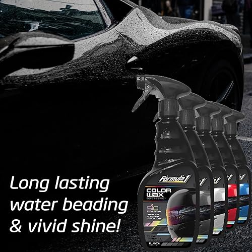 Miniatura 7 de Formula 1 Spray de cera de color para automóvil, fórmula de alto rendimiento, rellena pequeños arañazos de automóviles, restaura y protege autos