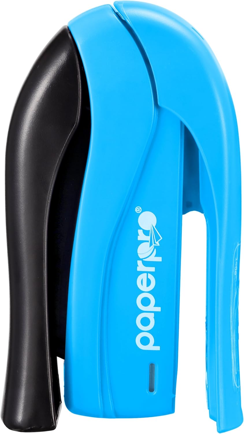 Bostitch Office inSHAPE15 Stapler - One Finger, No Effort, Spring Powered Stapler - Assorted Colors, No Color Choice (1450) : Office Products