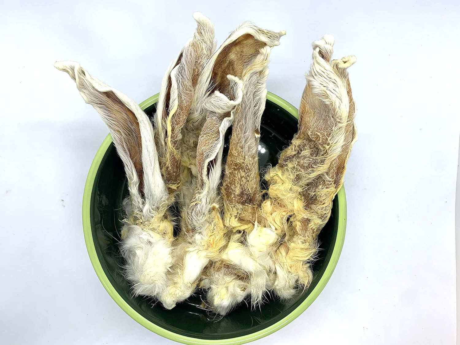 Pawkaboo® Natural Dog Treat Rabbit Ears with Fur for dogs Natural