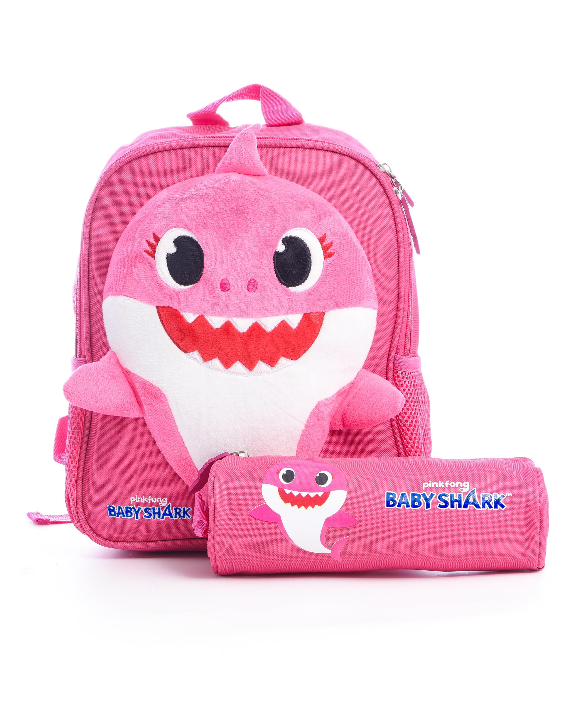 Hollywood MagicBABY SHARK School Bag - Backpack with Pencil Pouch | Kids Backpack | Boys Backpack | Girls Backpack | Back to School Bags
