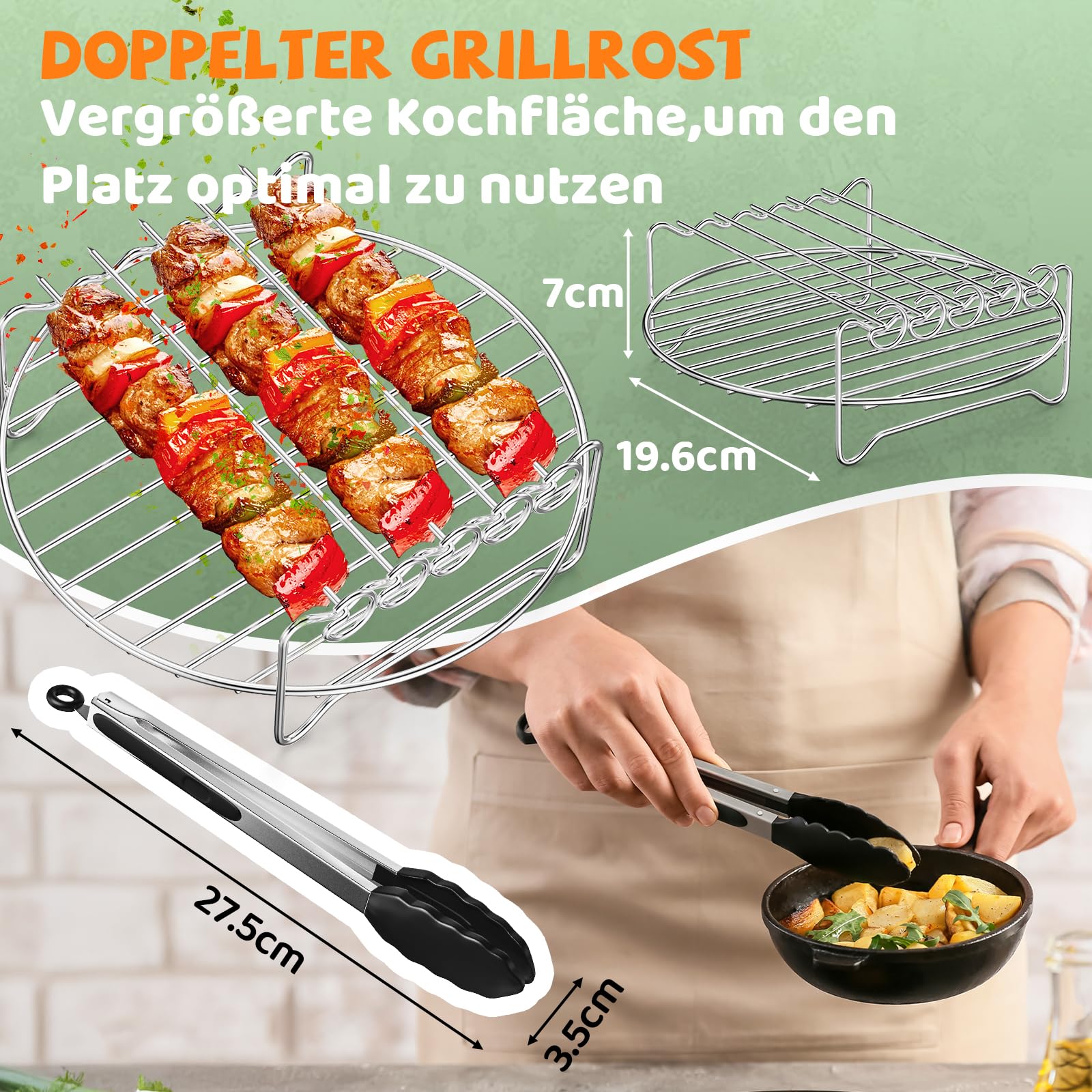 Airfryer Accessoires | Cosori Benelux | Complete set voor een airfryer