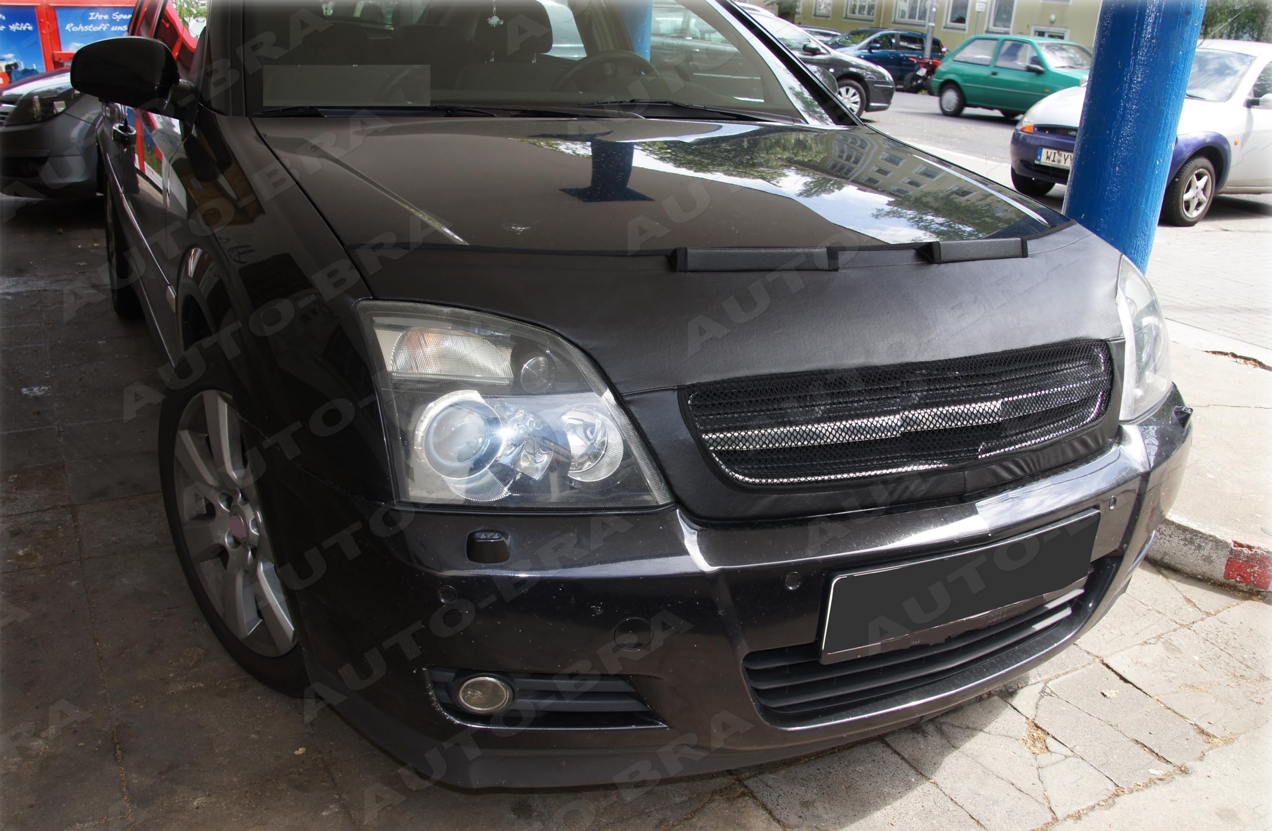 Custom Car Hood Bra Front End Nose Mask Compatible with Chevrolet - Vauxhall - Holden - Opel Vectra C Signum 2002-2005 Bonet Bra STONEGUARD Protector Tuning