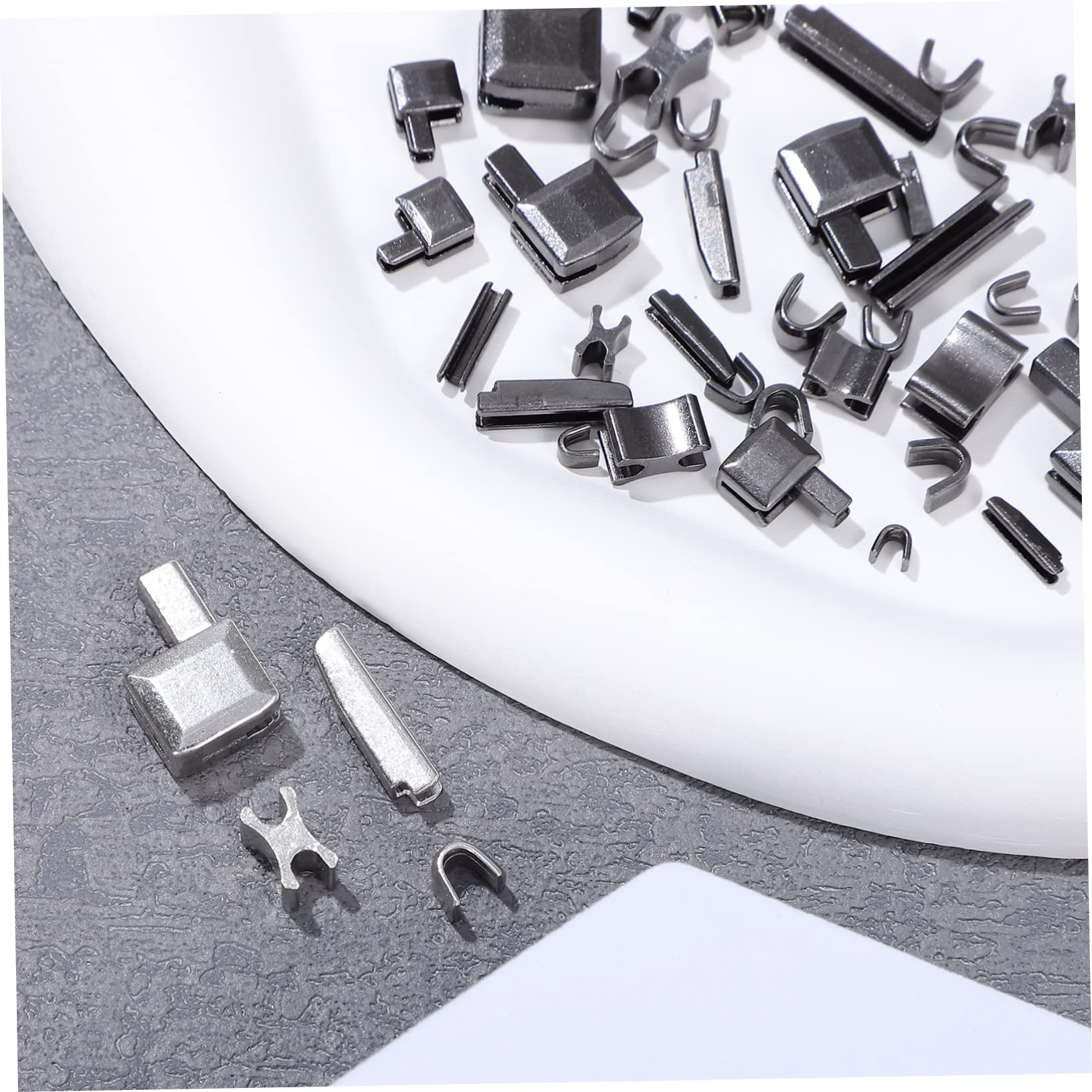 Tofficu 4piezas Kit De Reparación De Cremalleras De Metal Accesorios Para Ropa Chaquetas Jeans y Mochilas Solución Rápida y Fácil Para Cremalleras Dañadas