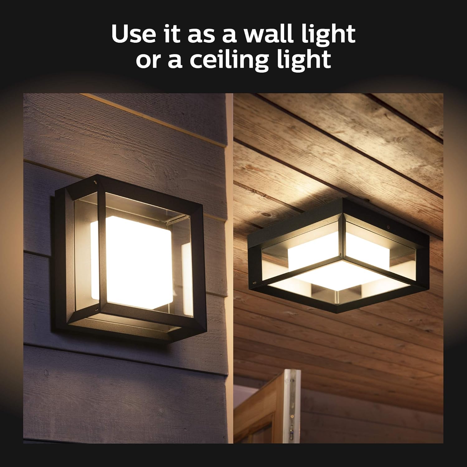 Blасk Frіdау - 70% оƒƒ Philips Hue Econic Outdoor White & Color Wall & Ceiling Light Fixture (Hue Hub Required, Works with Alexa, Apple Homekit & Google Assistant) Prоduсt Dеаl Philips Hue Econic Outdoor White & Color Wall & Ceiling Light Fixture (Hue Hub Required, Works with Alexa, Apple Homekit & Google Assistant)