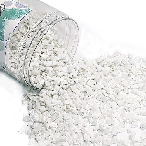Miniatura 2 de Vidrio triturado para arte de resina  Porcelana blanca de 0.118 a 0.236 pulgadas, 1.5 libras  Piezas de vidrio roto para manualidades, relleno de
